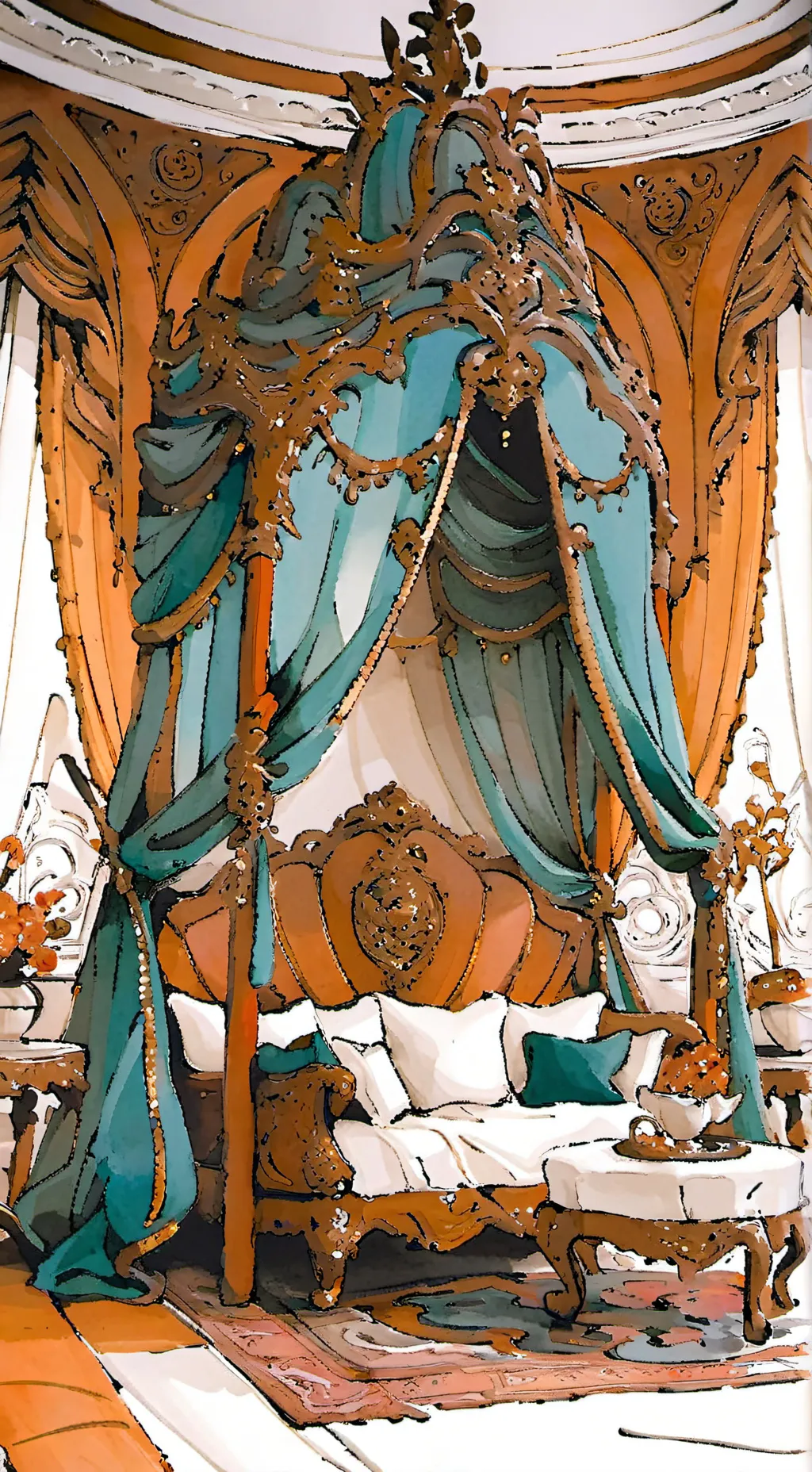 ai character: dw room *alis room background