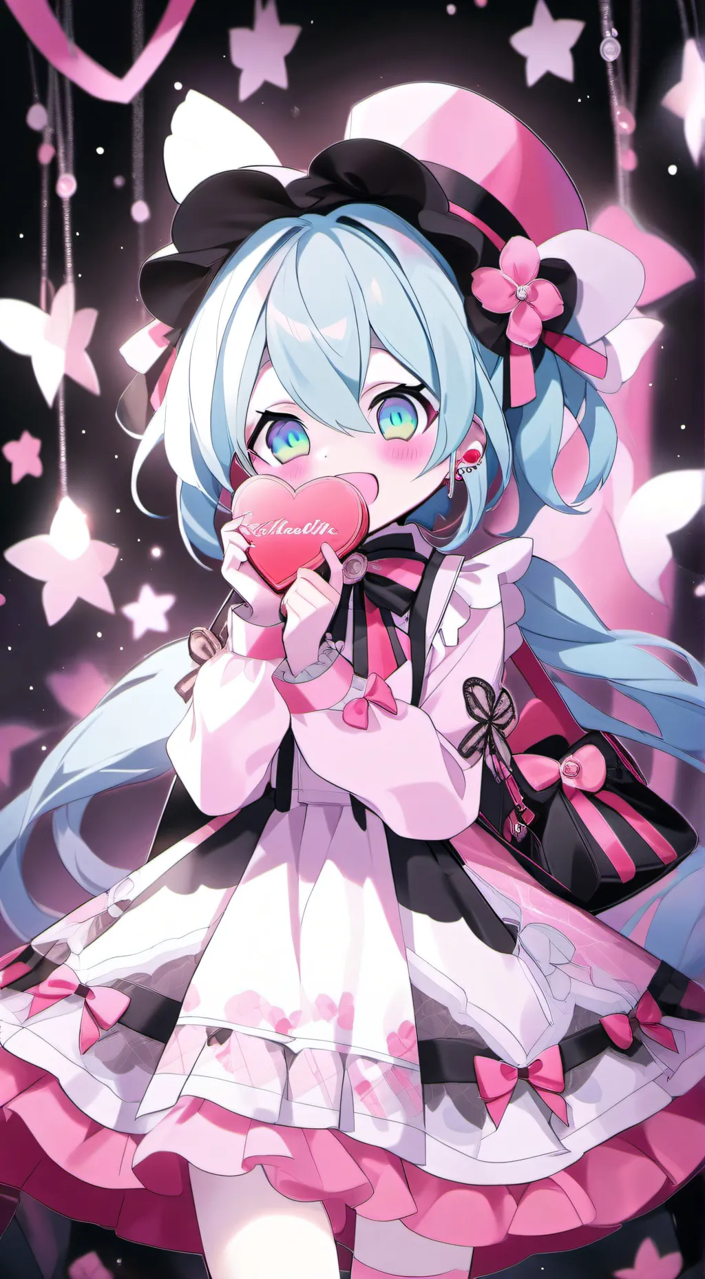 ai character: Miku background
