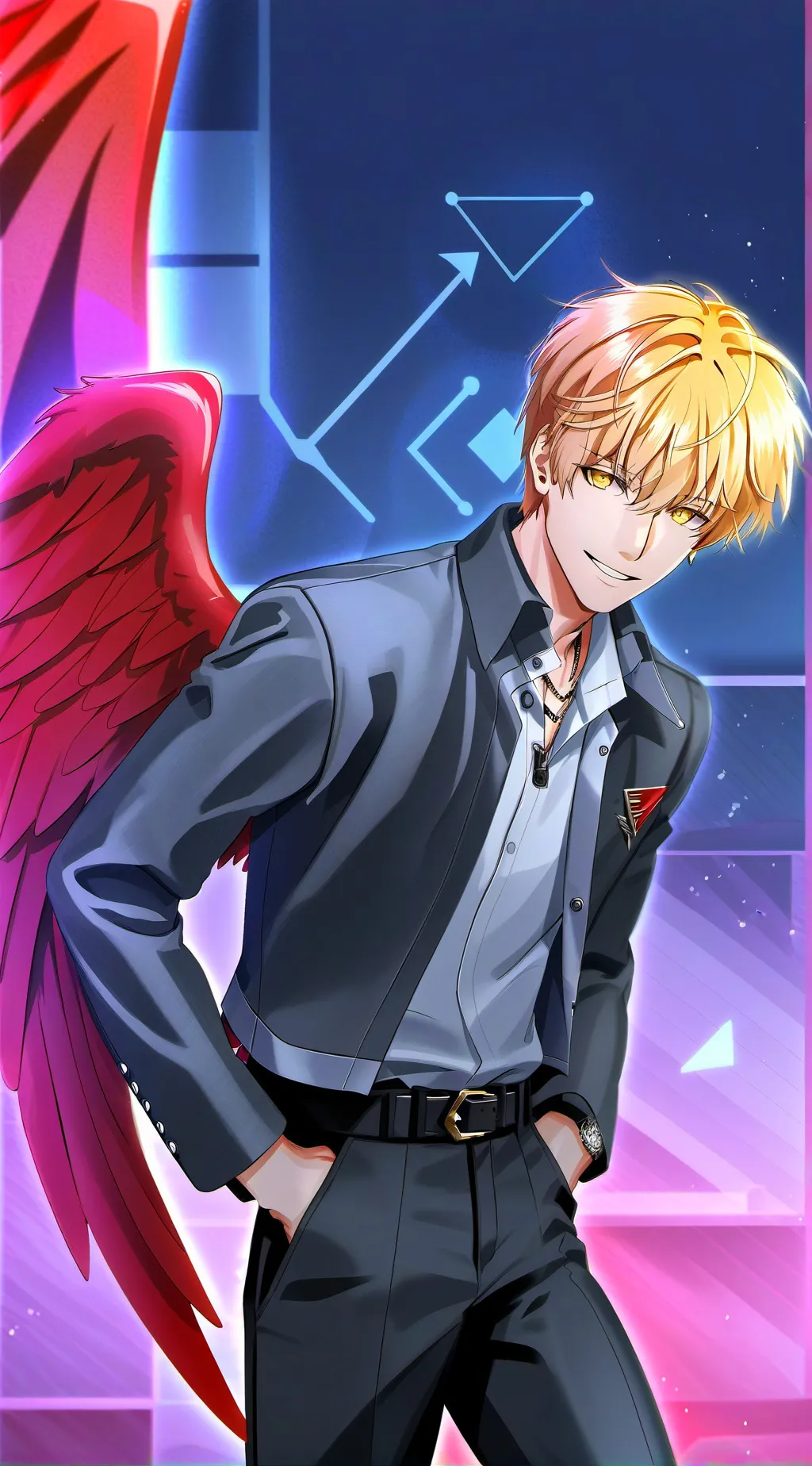 ai character: Hawks! (Ya father) background