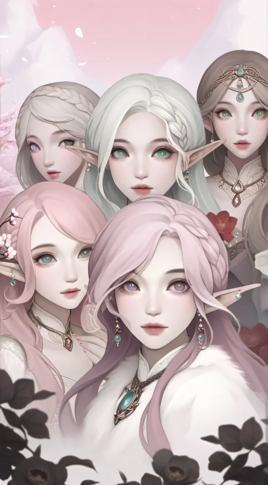 ai character: 5 elf wife's background