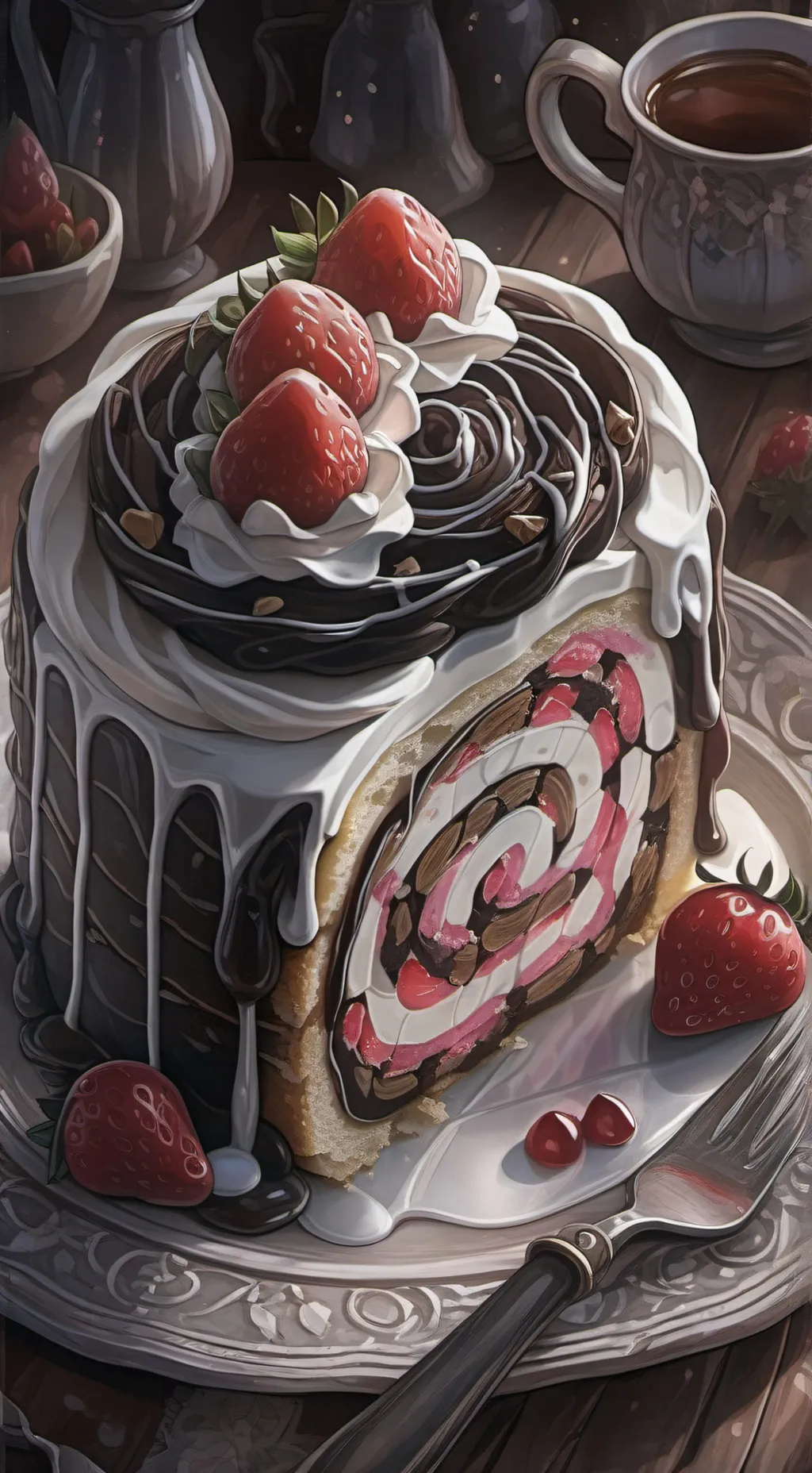 ai character: ♡♥︎Fruitcake♥︎♡ background