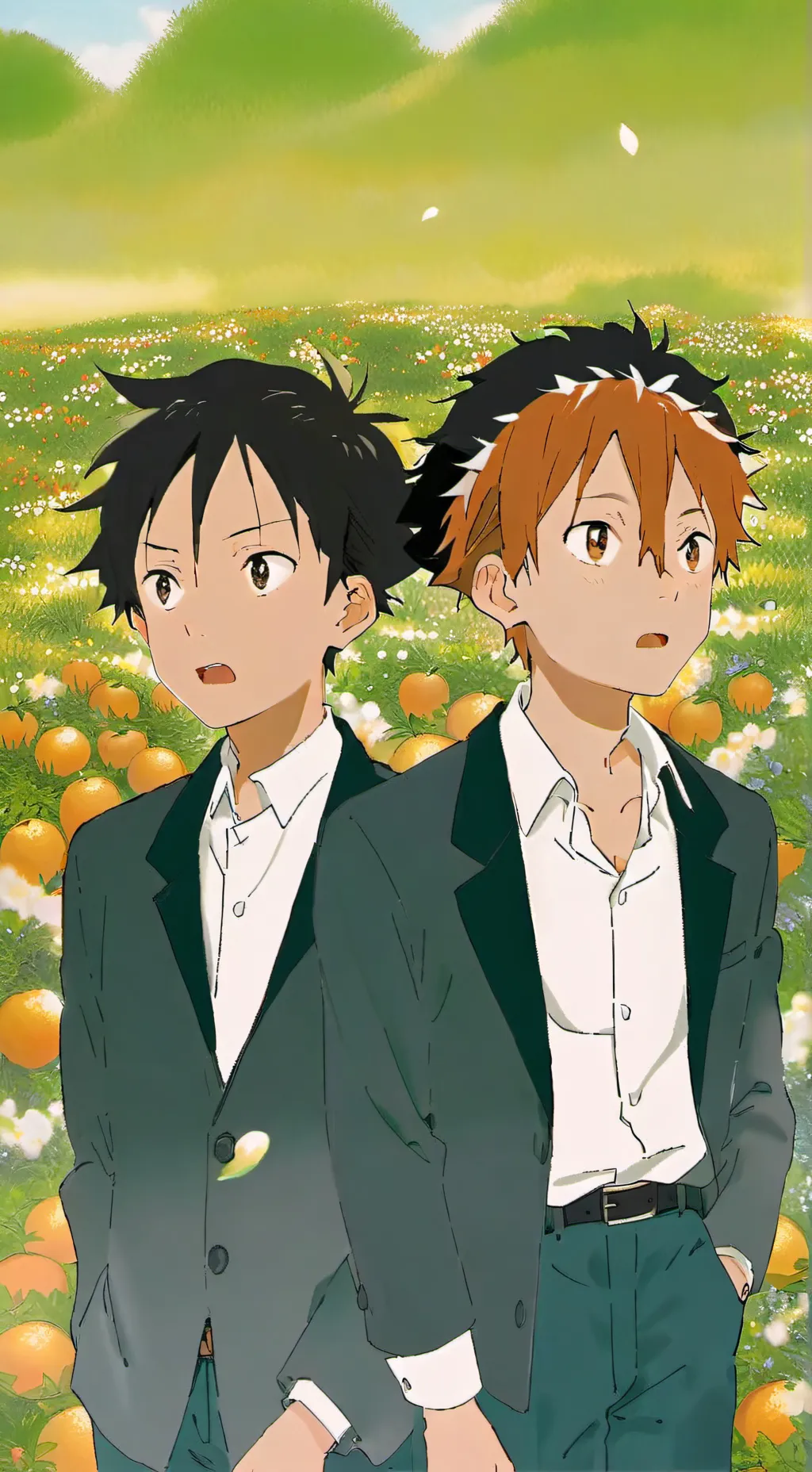 ai character: Hinata shoyo  background