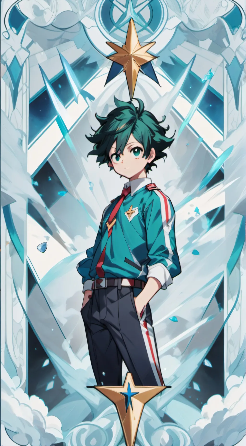 ai character: Mha  background