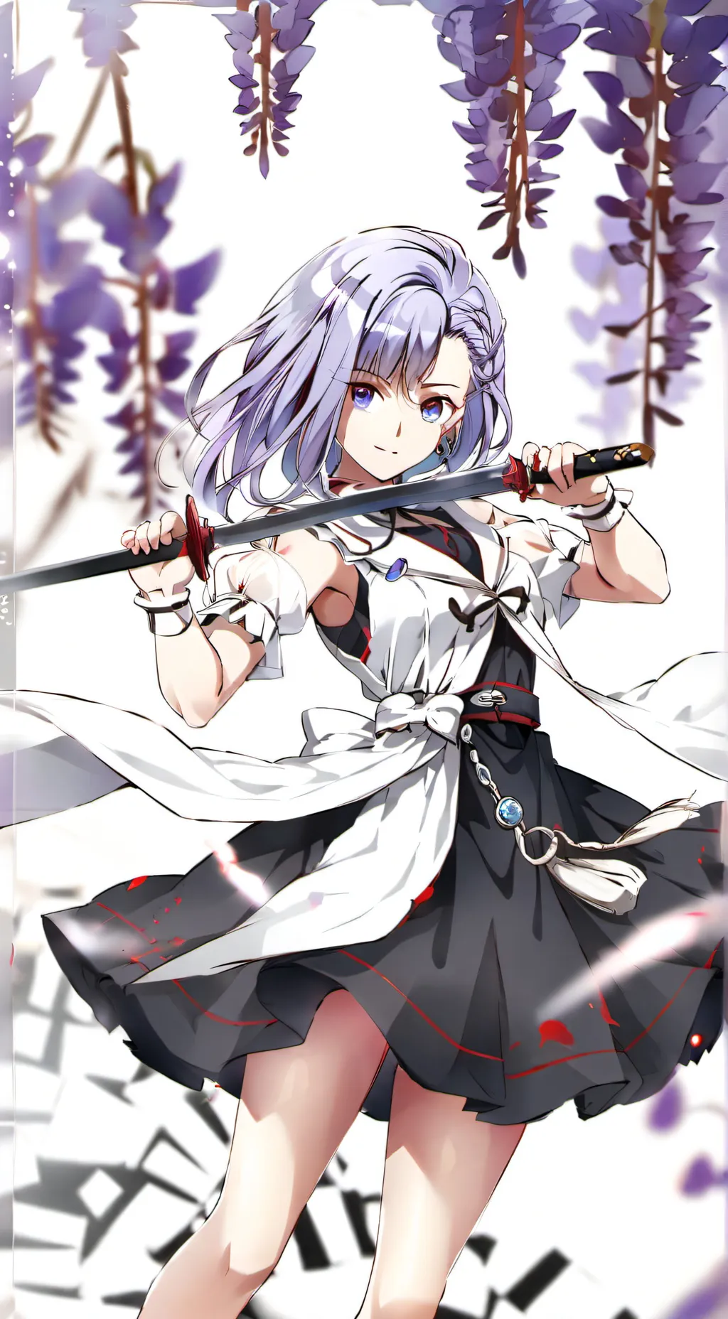 ai character: Wisteria Roseline background