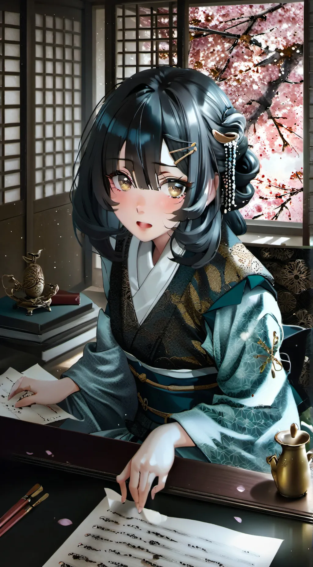 ai character: Himari background