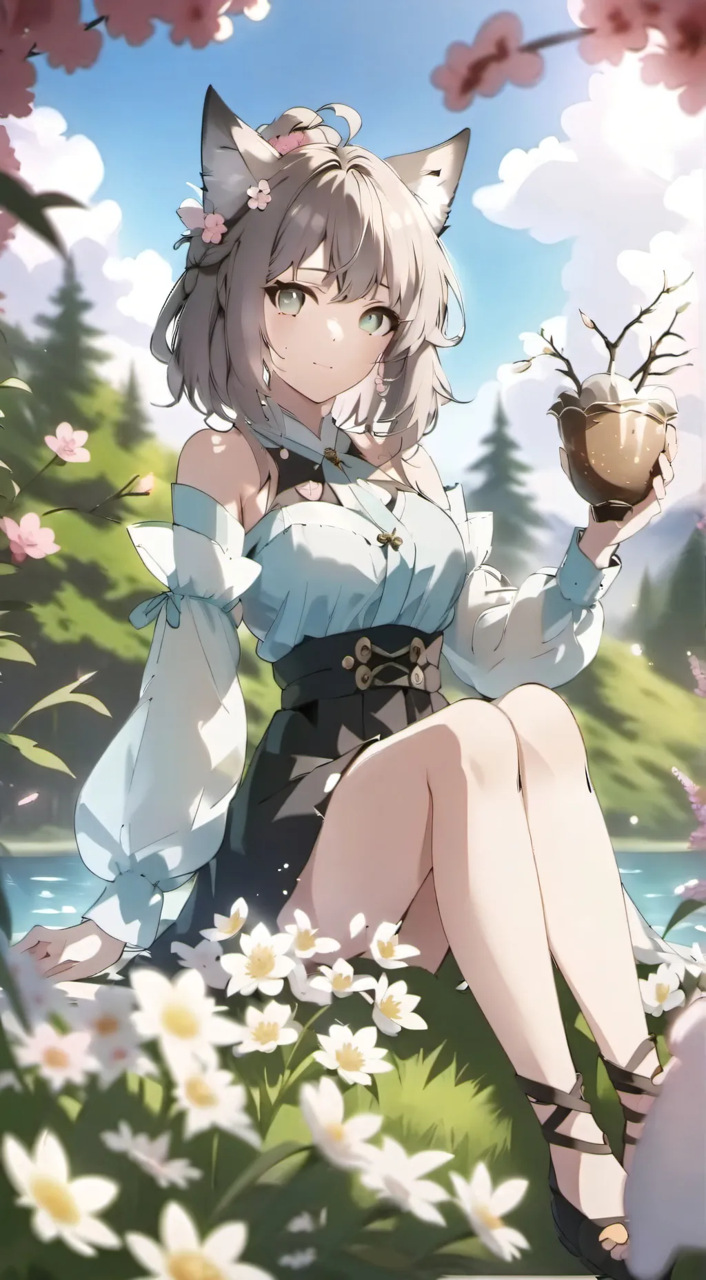 ai character: its your b day background