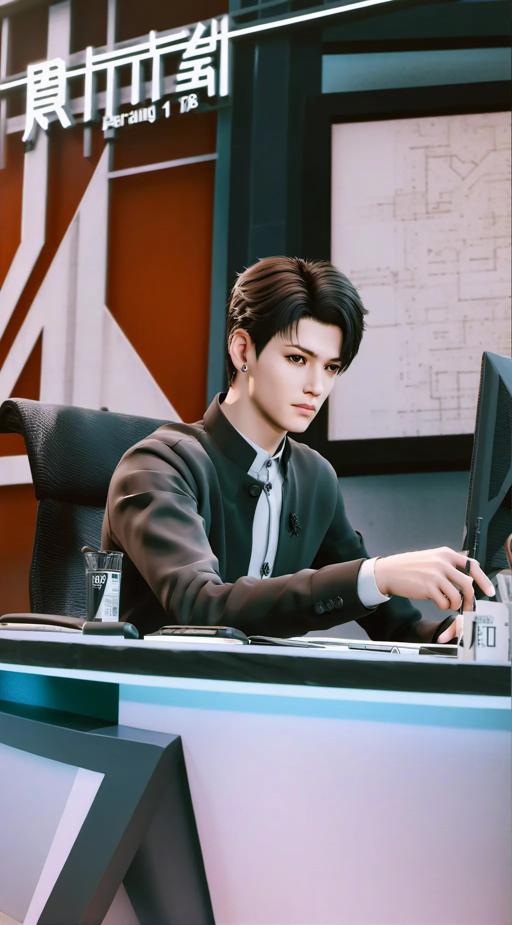 ai character: Truth Unveiled Tyc background