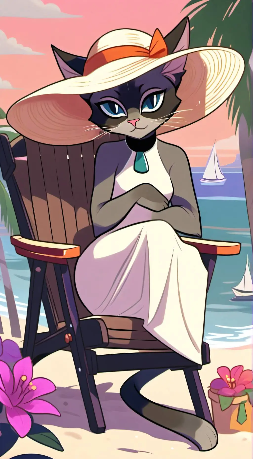 ai character: mira star background