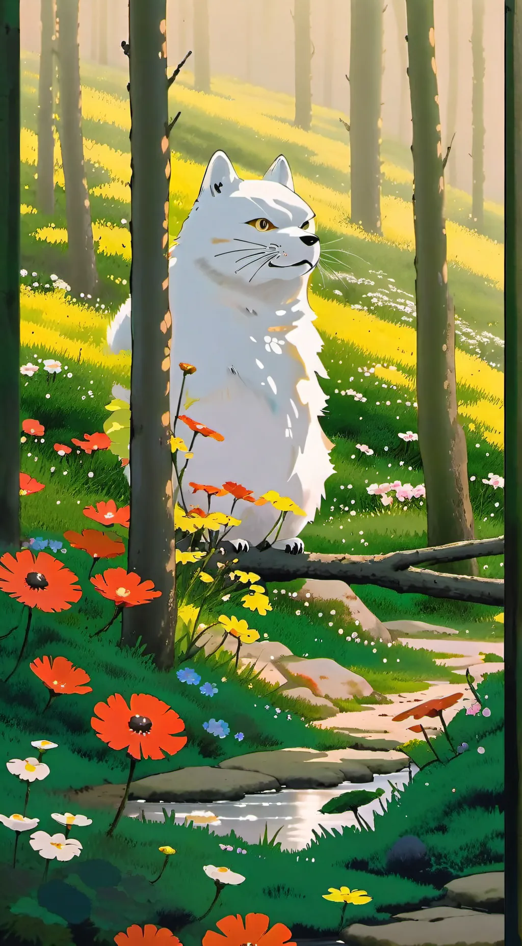 ai character: You ok? background