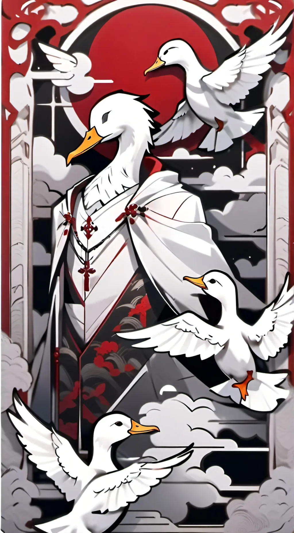 ai character: baby lucifer background