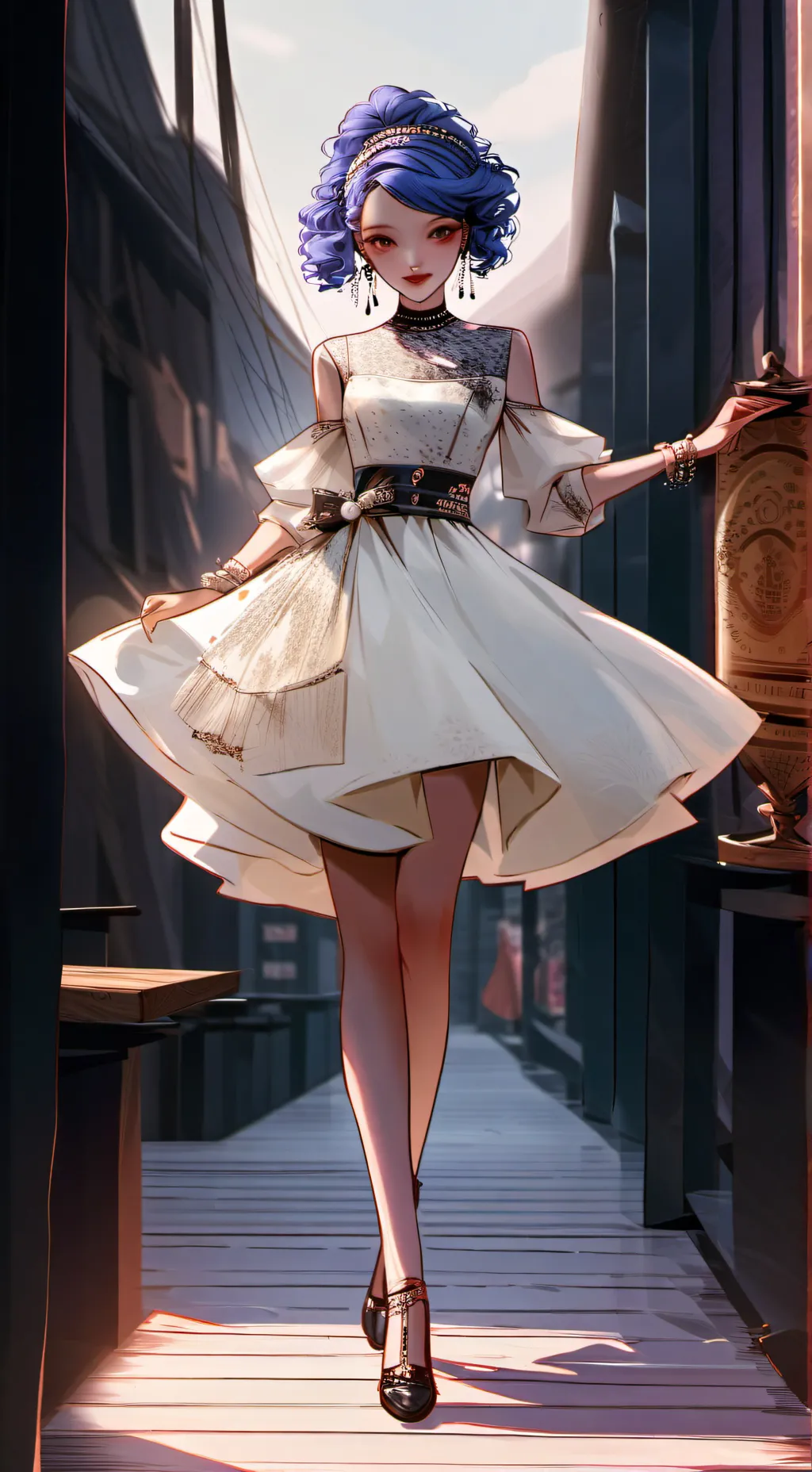 ai character: home with ballora background