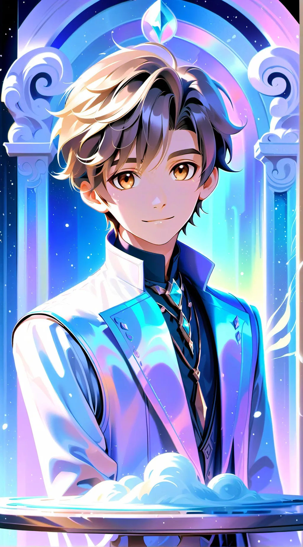 ai character: Michael Waldor background