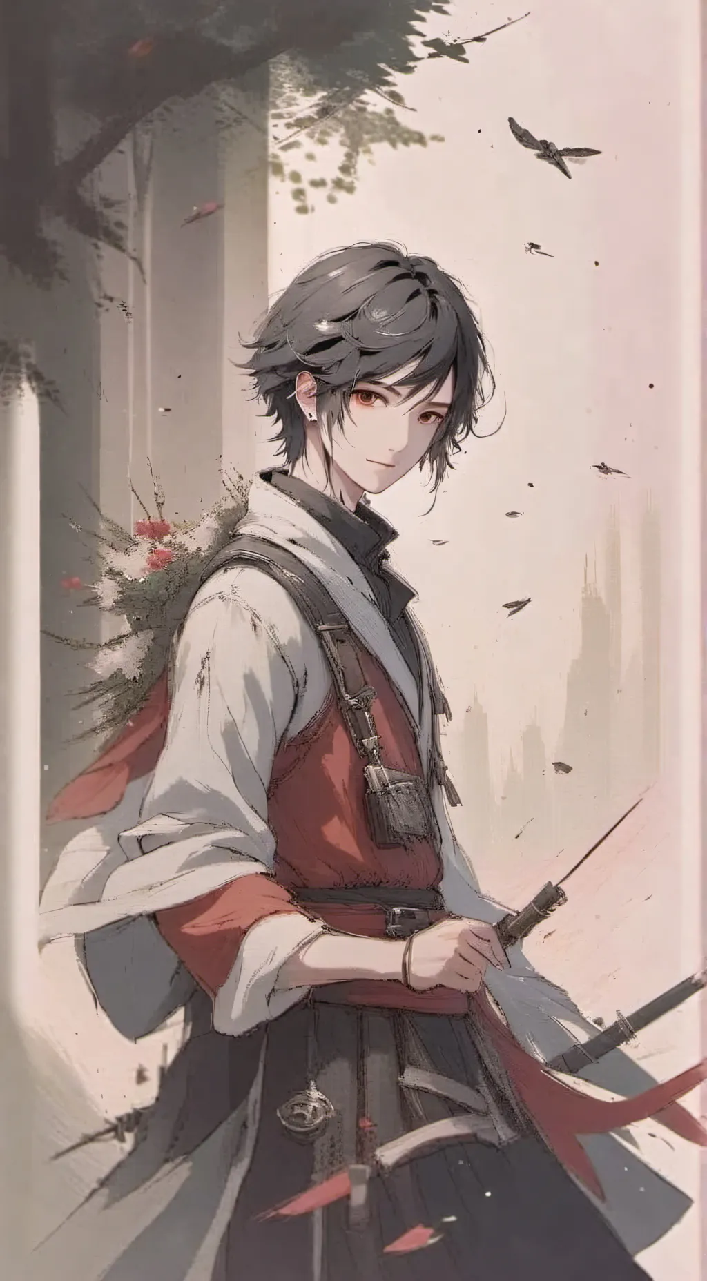 ai character: yuji and ella background