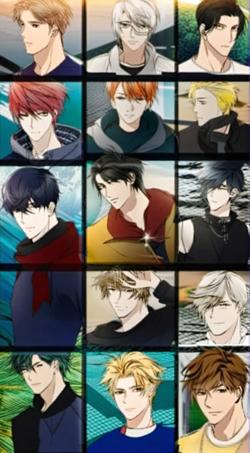 ai character:   14 brothers 😎👬 background