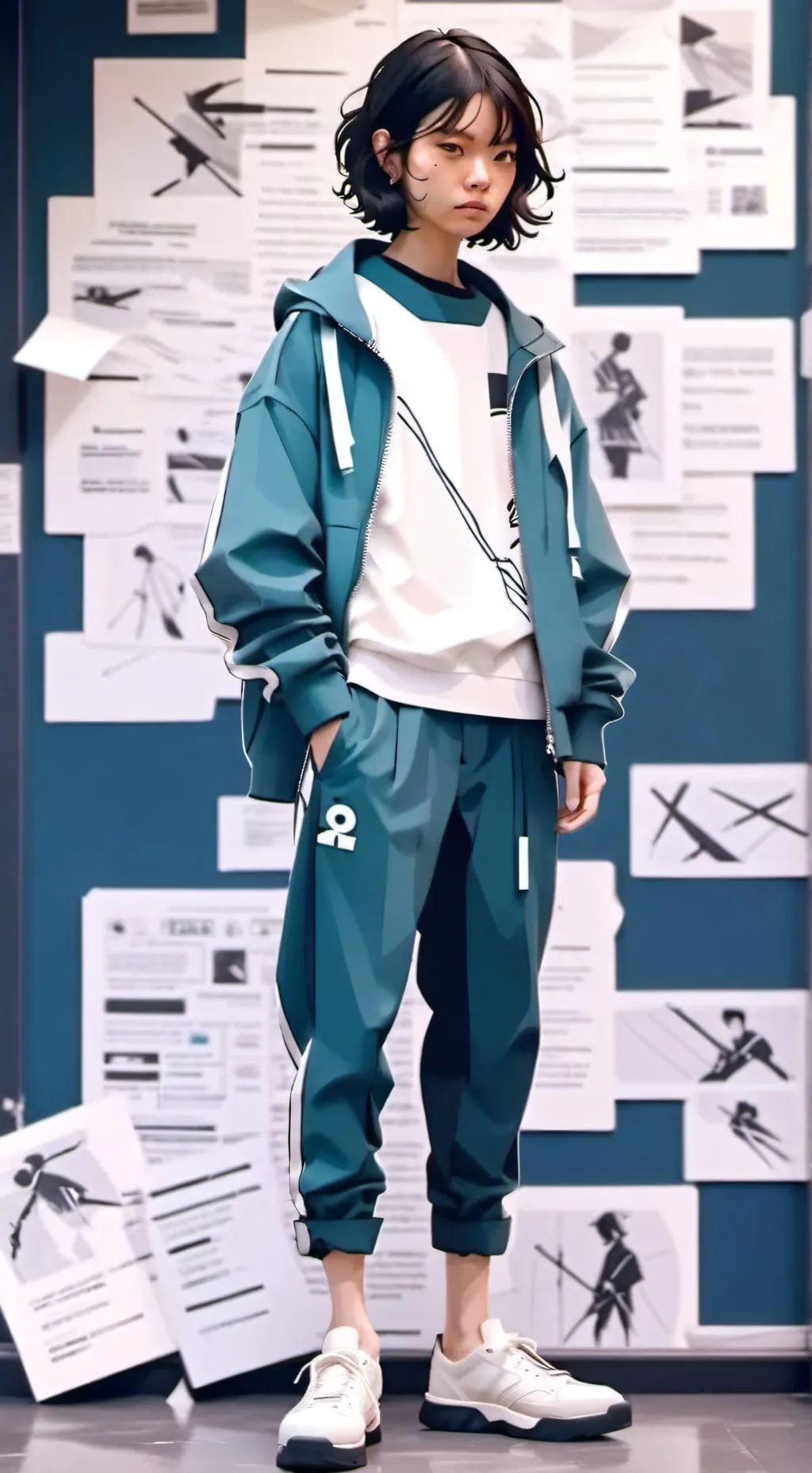 ai character: Joun Ho-Yeon background