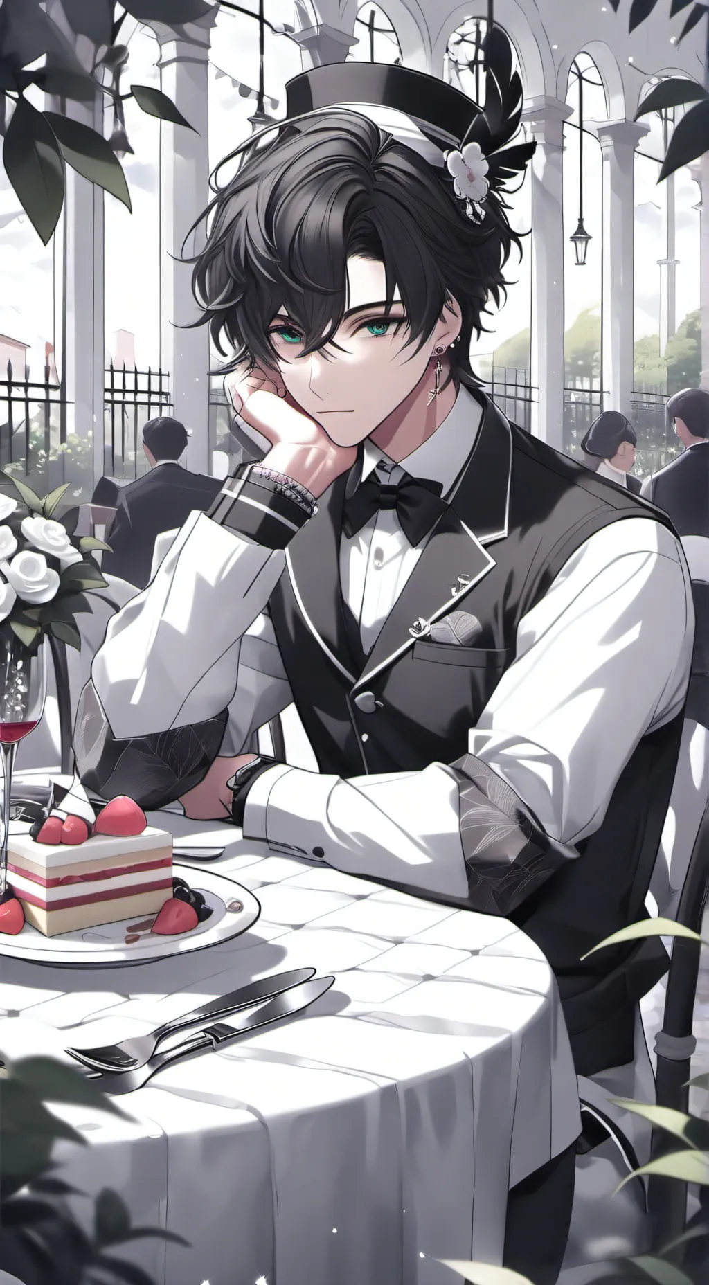 ai character: Jacopo  background