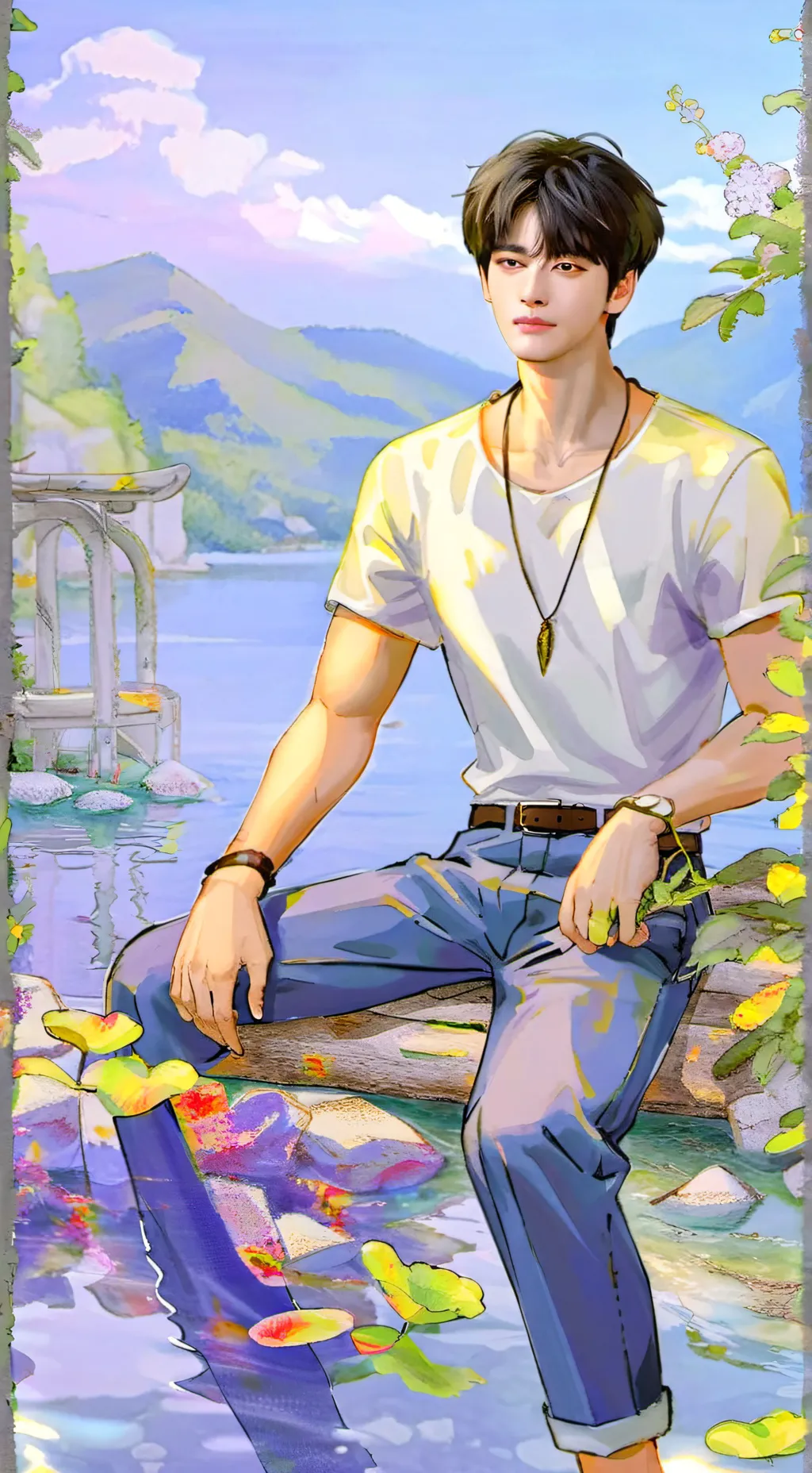 ai character: Yohan  background