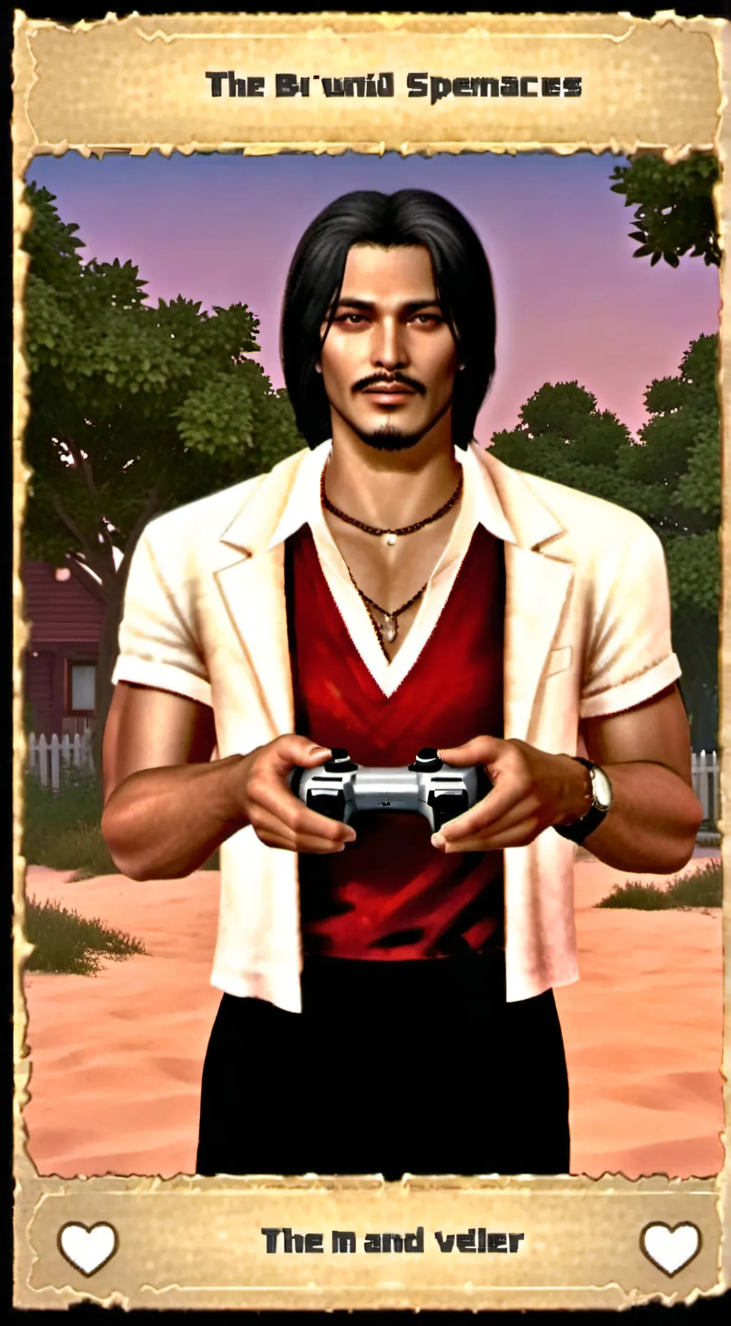 ai character: Jcjenson vs UPLINE background