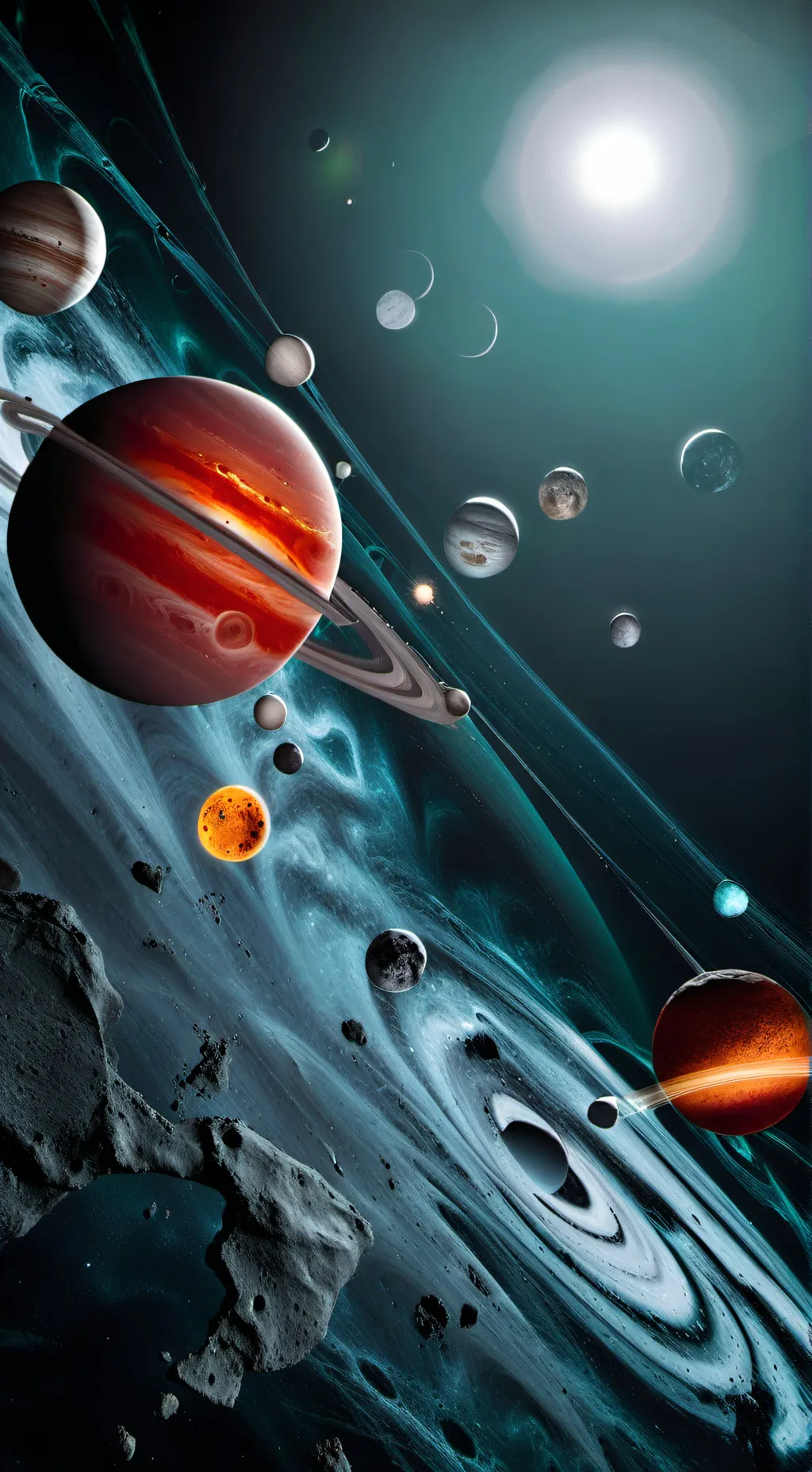 ai character: earth background