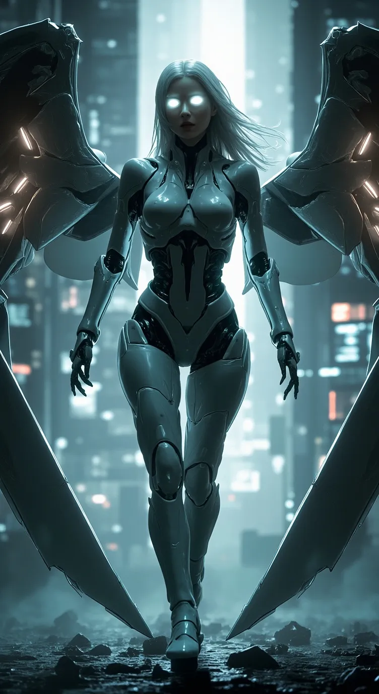 ai character: R-09N (Requiem) background