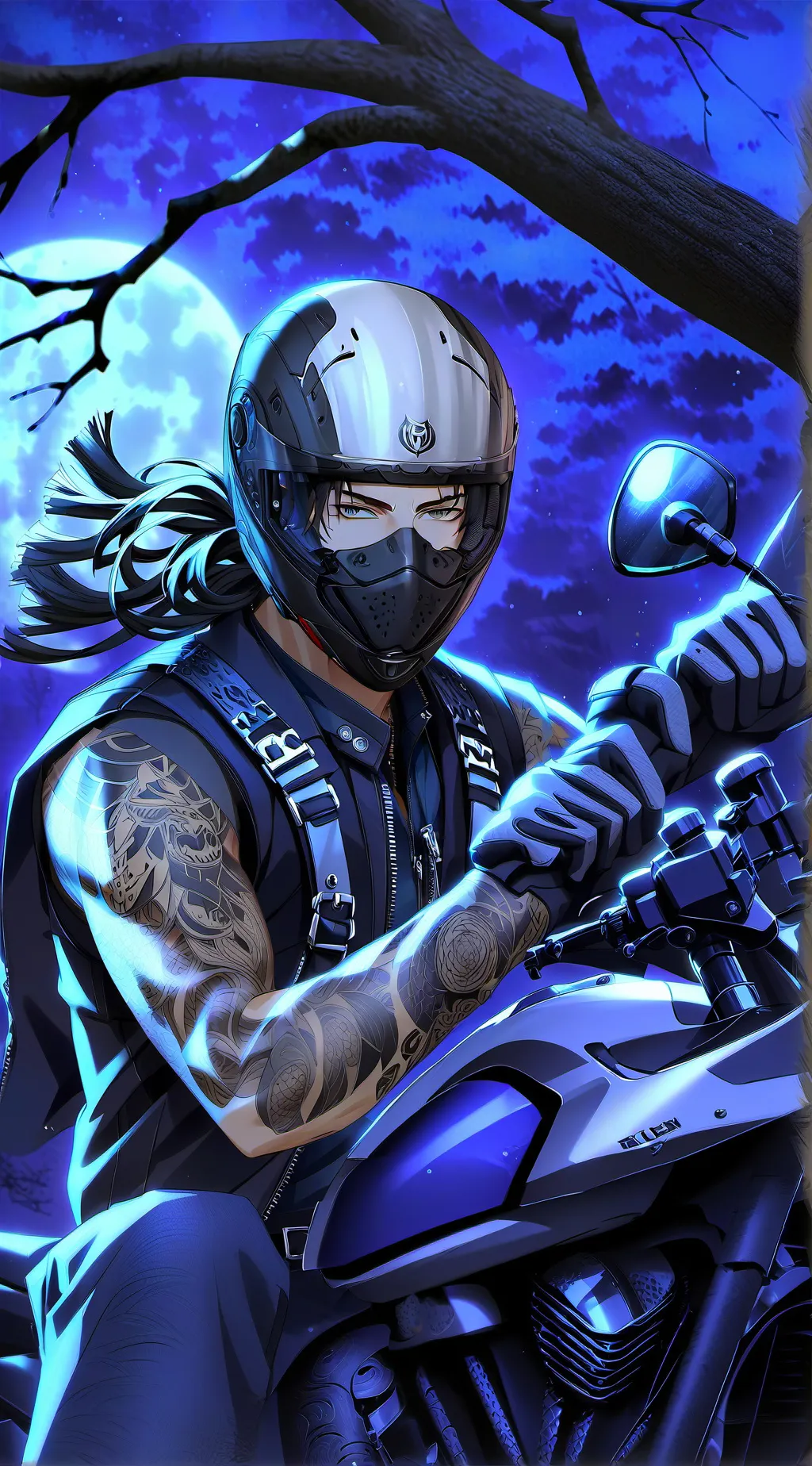 ai character: terrible crash background