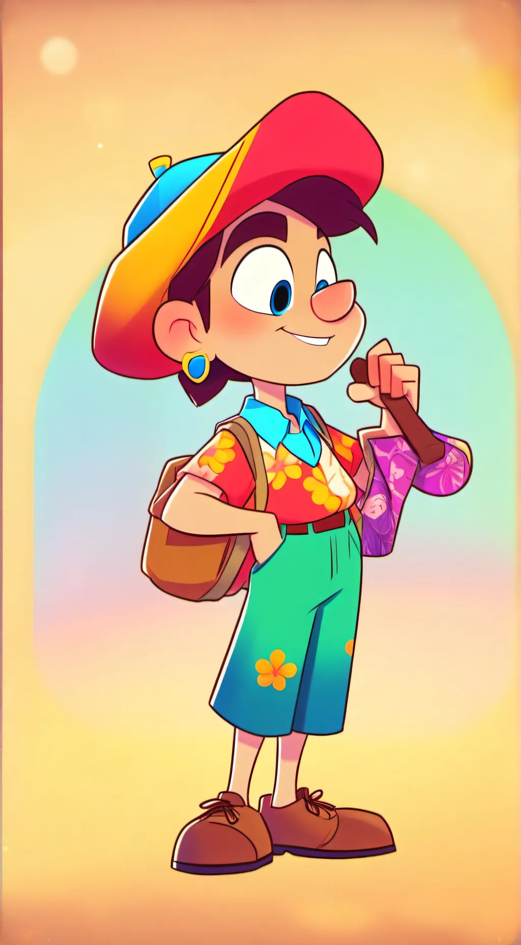 ai character: lori loud background