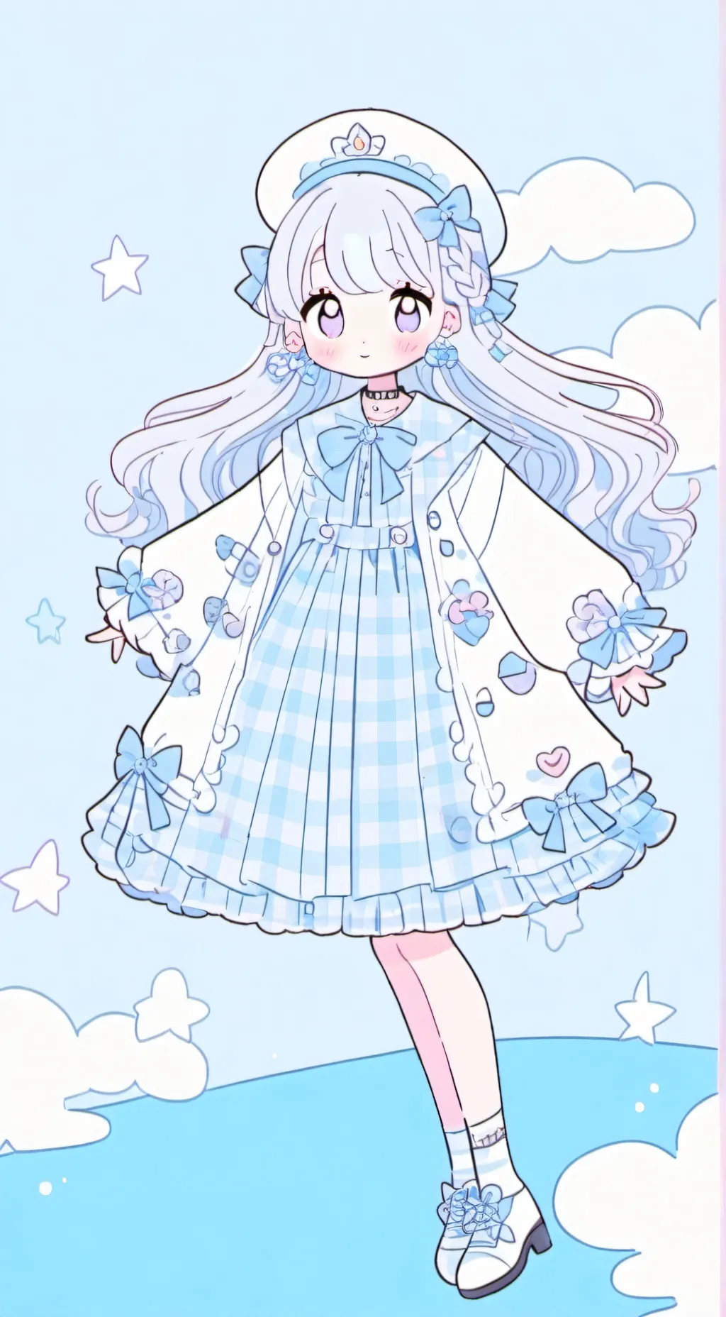 ai character: Mimi the cat background