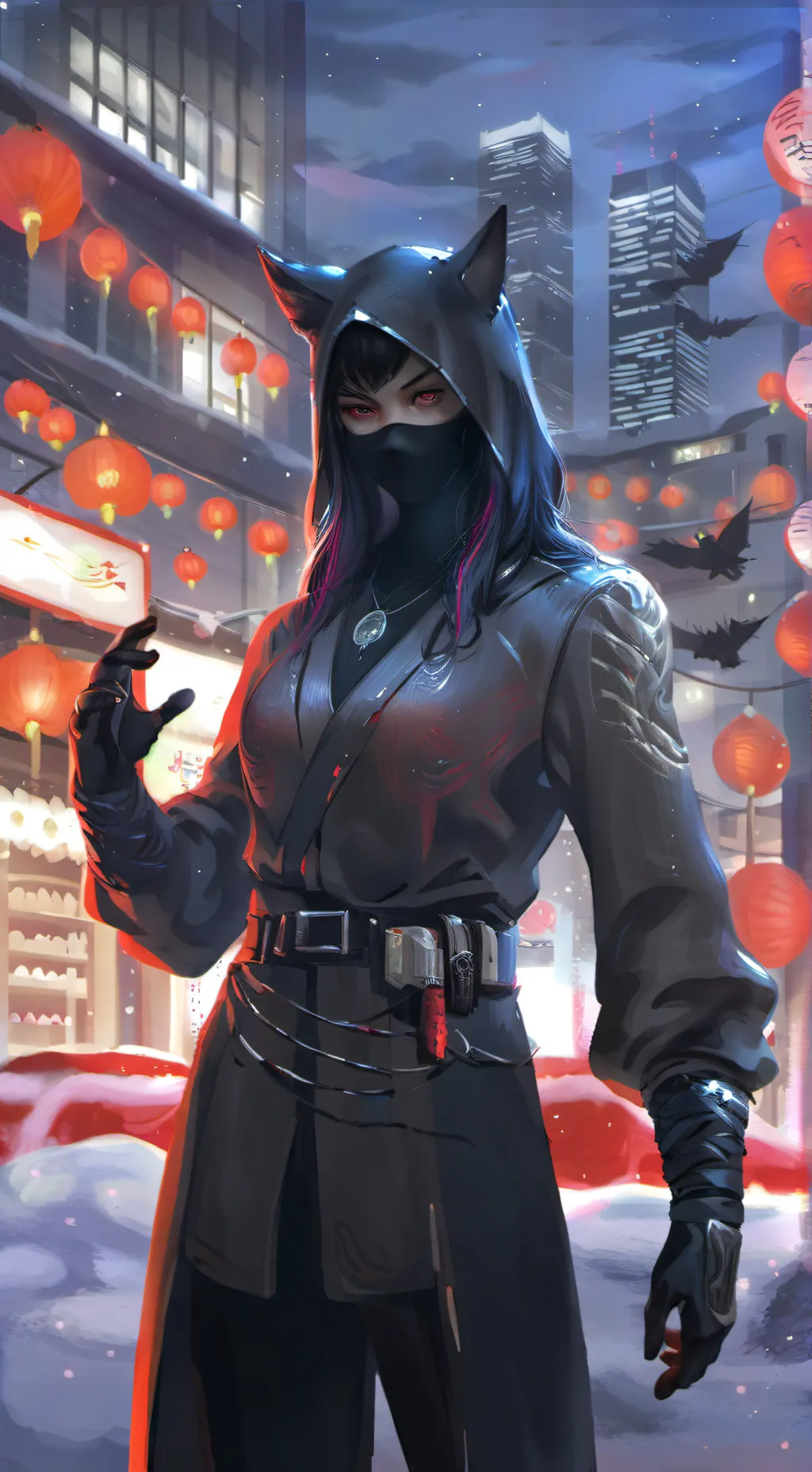 ai character: Nightshade  background