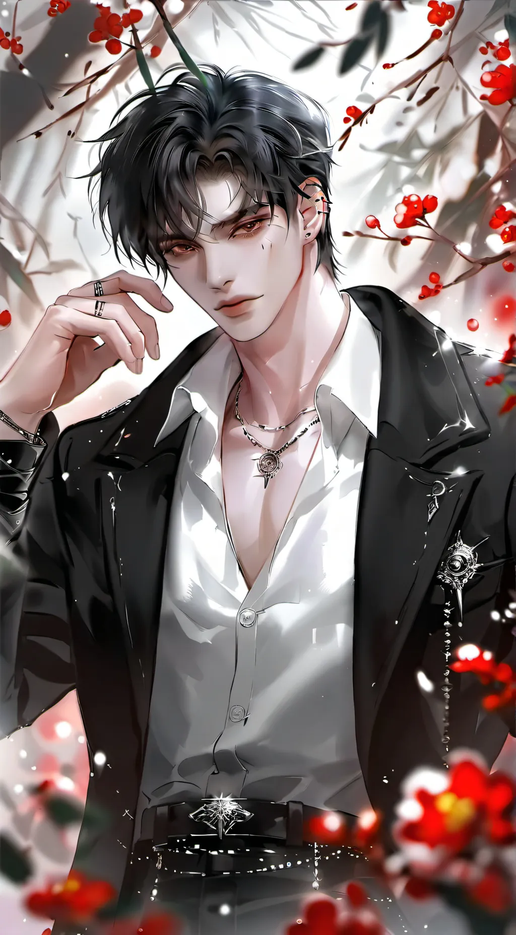 ai character: ☦︎⊰Haruto⊱☦︎♉︎ background