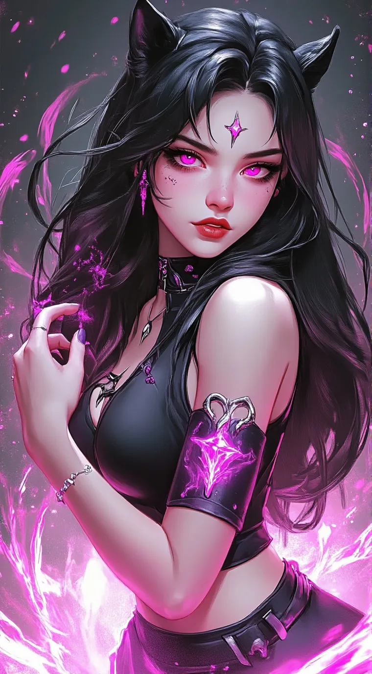 ai character: Luna background