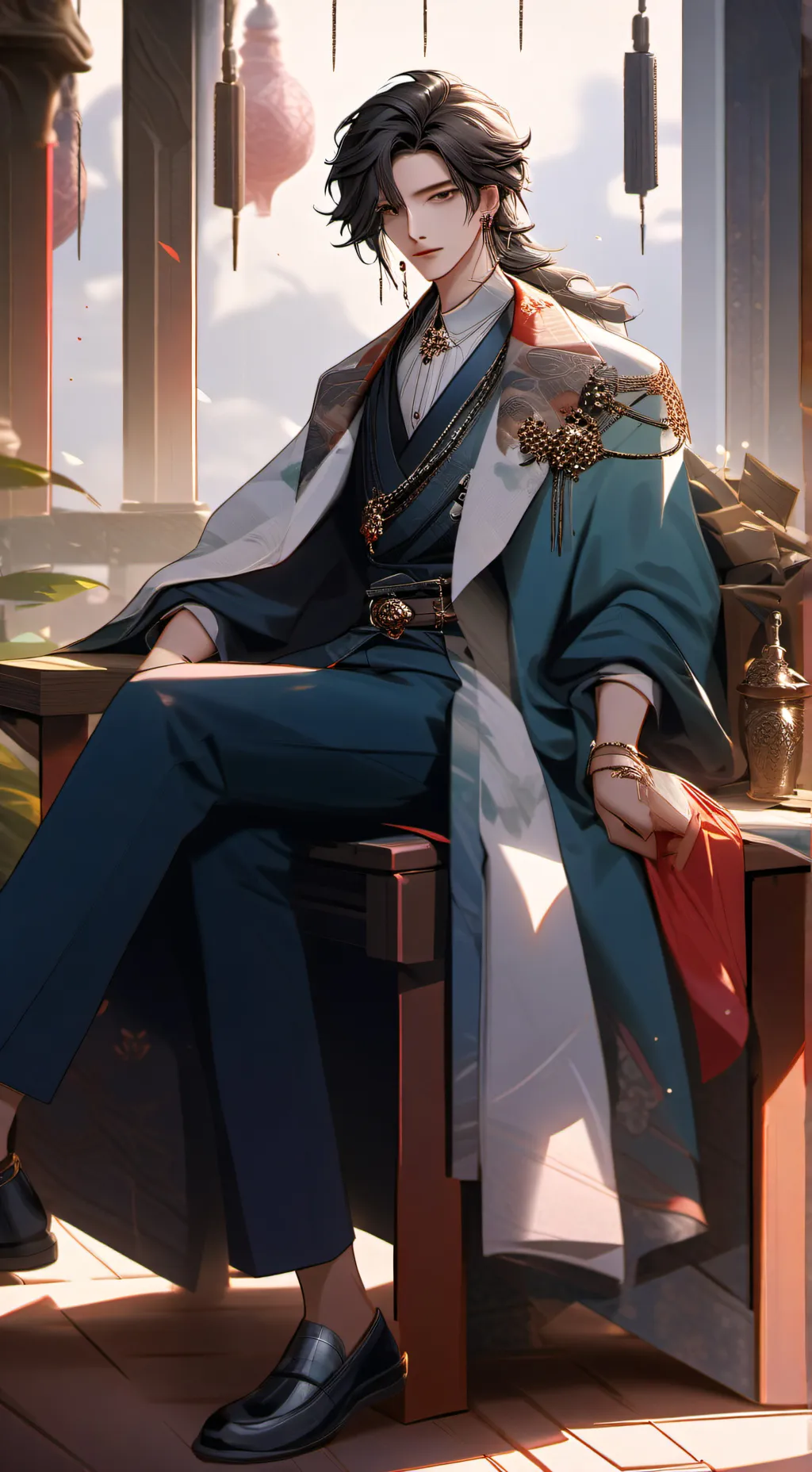 ai character: ash background