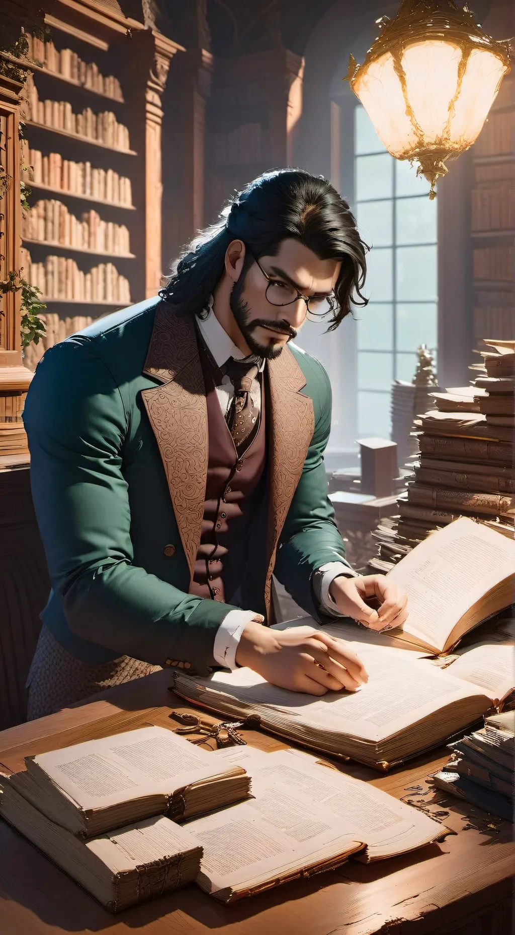 ai character: chill background