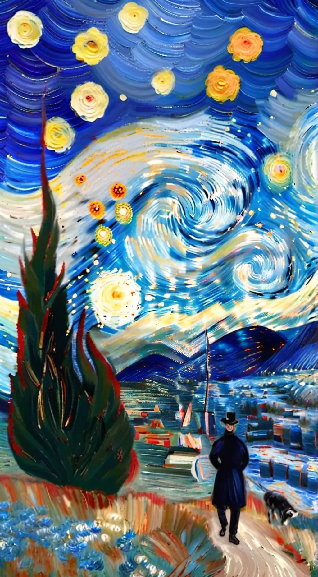 ai character: Your bf - Alex background