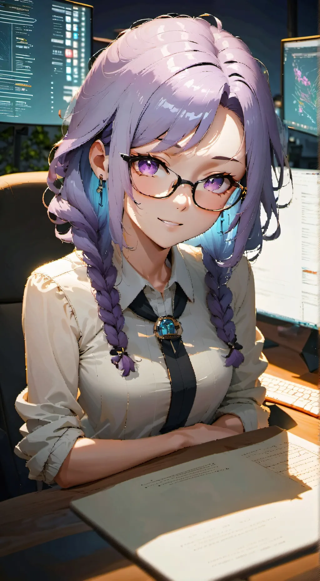 ai character: Yumiko background