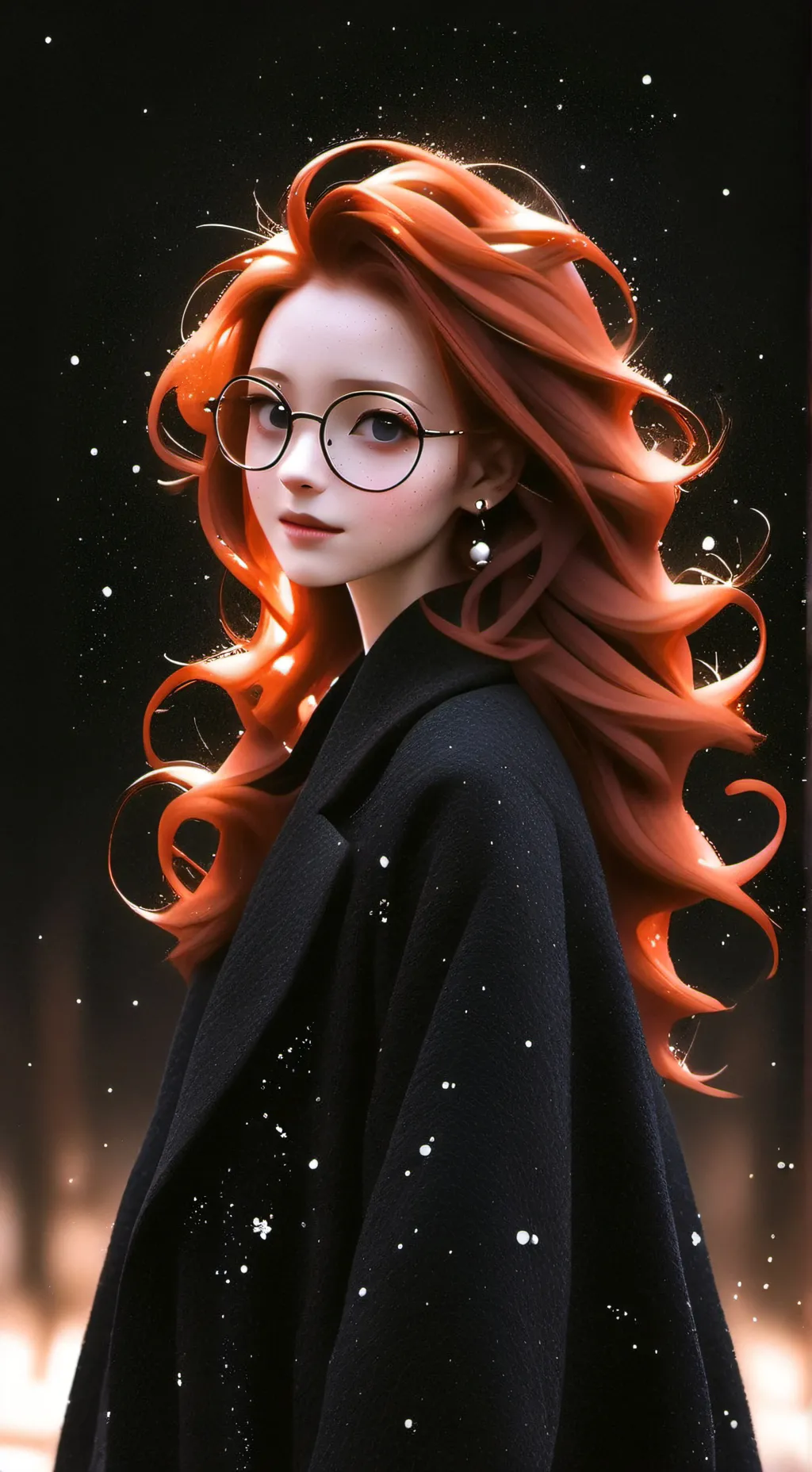 ai character: Luna background