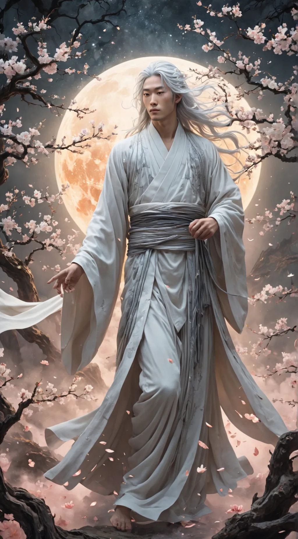 ai character: Dong Hua background