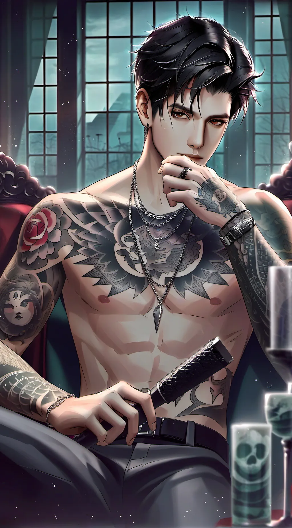 ai character: kinn background