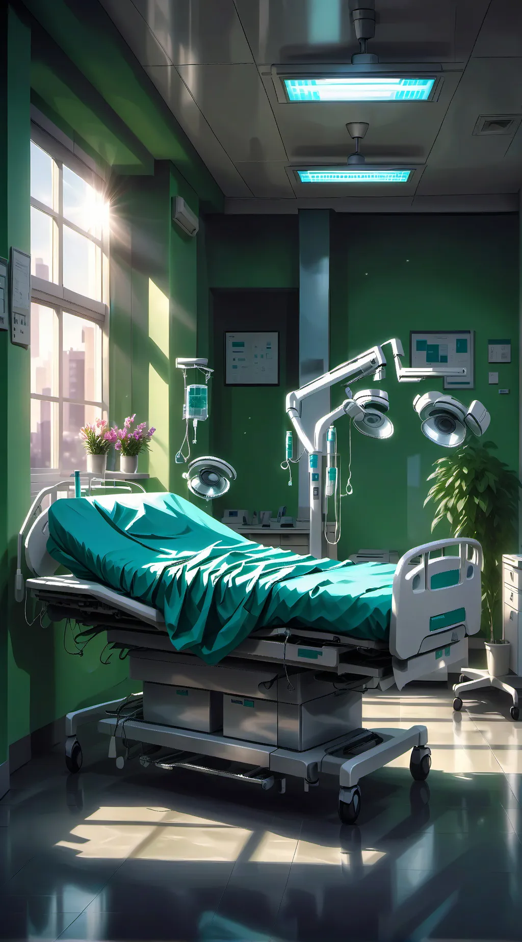 ai character: Mental hospital  background