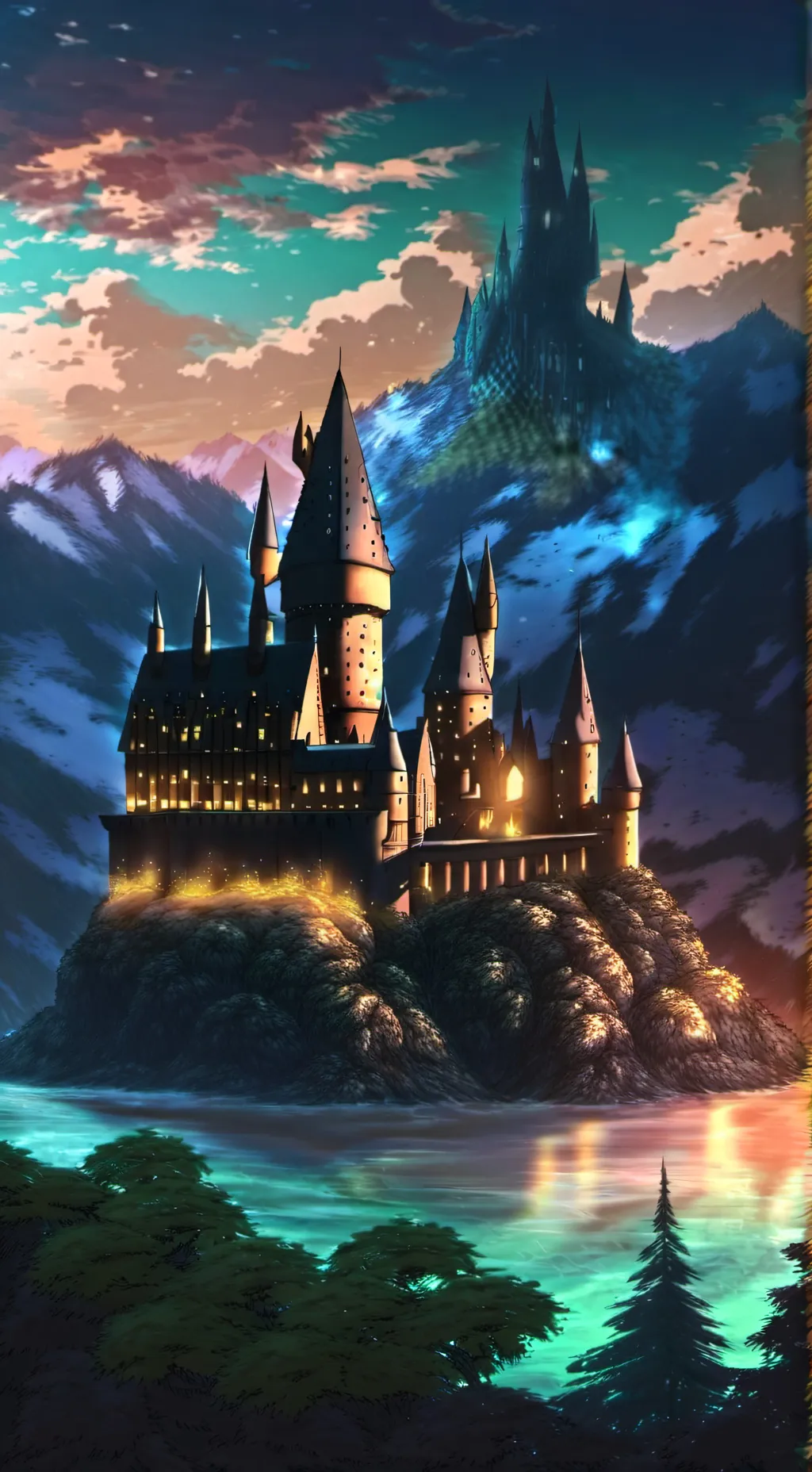 ai character: Hogwarts background