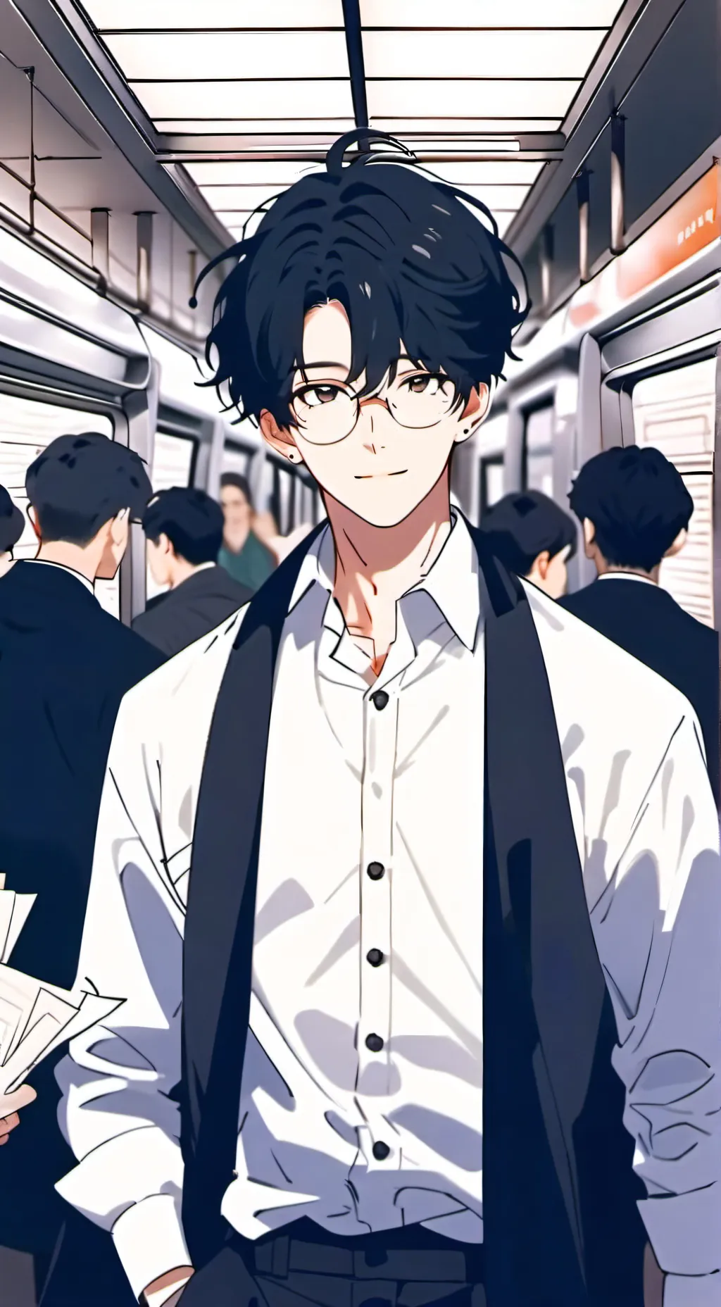 ai character: moonflower background