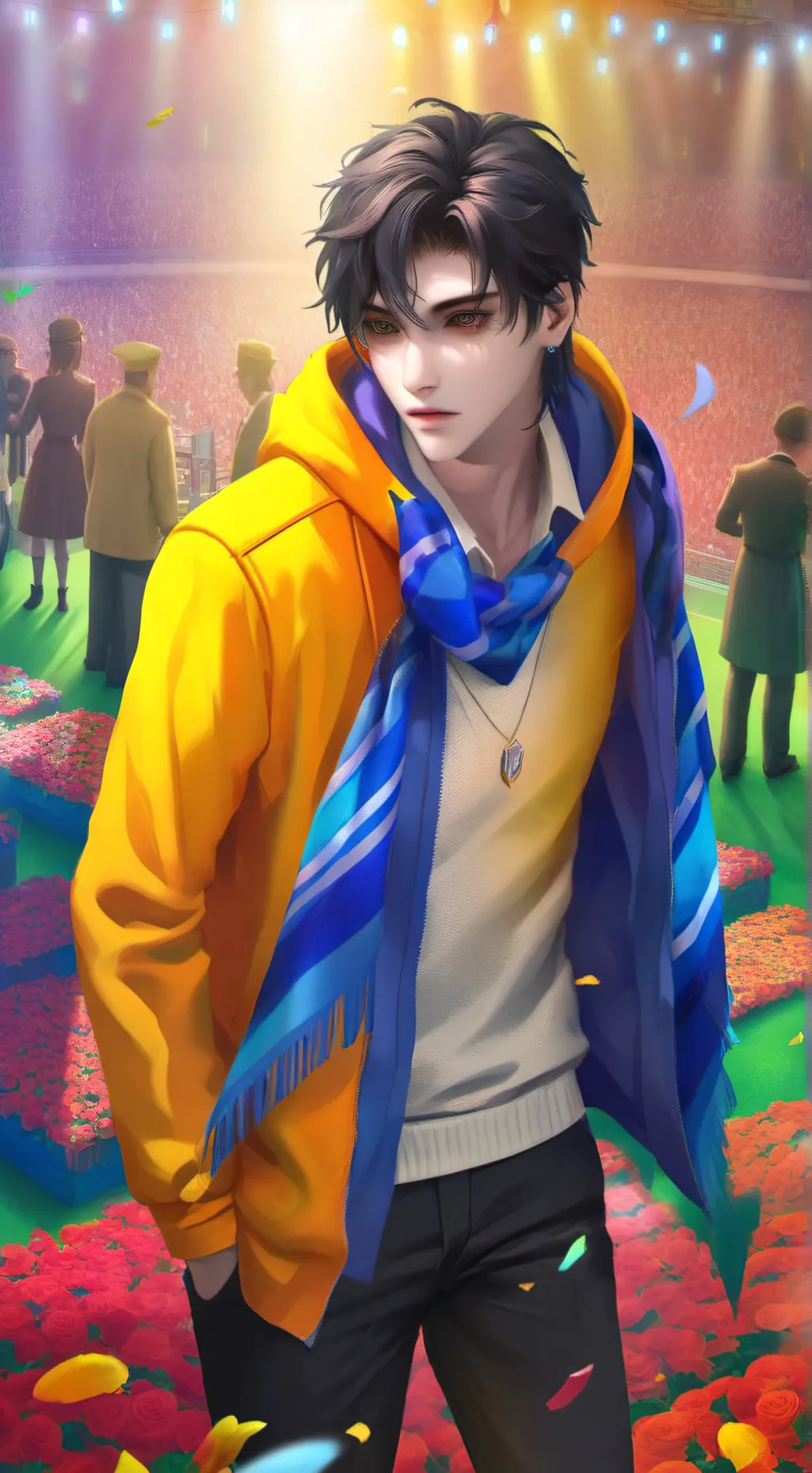 ai character: ♡Даня♡ background