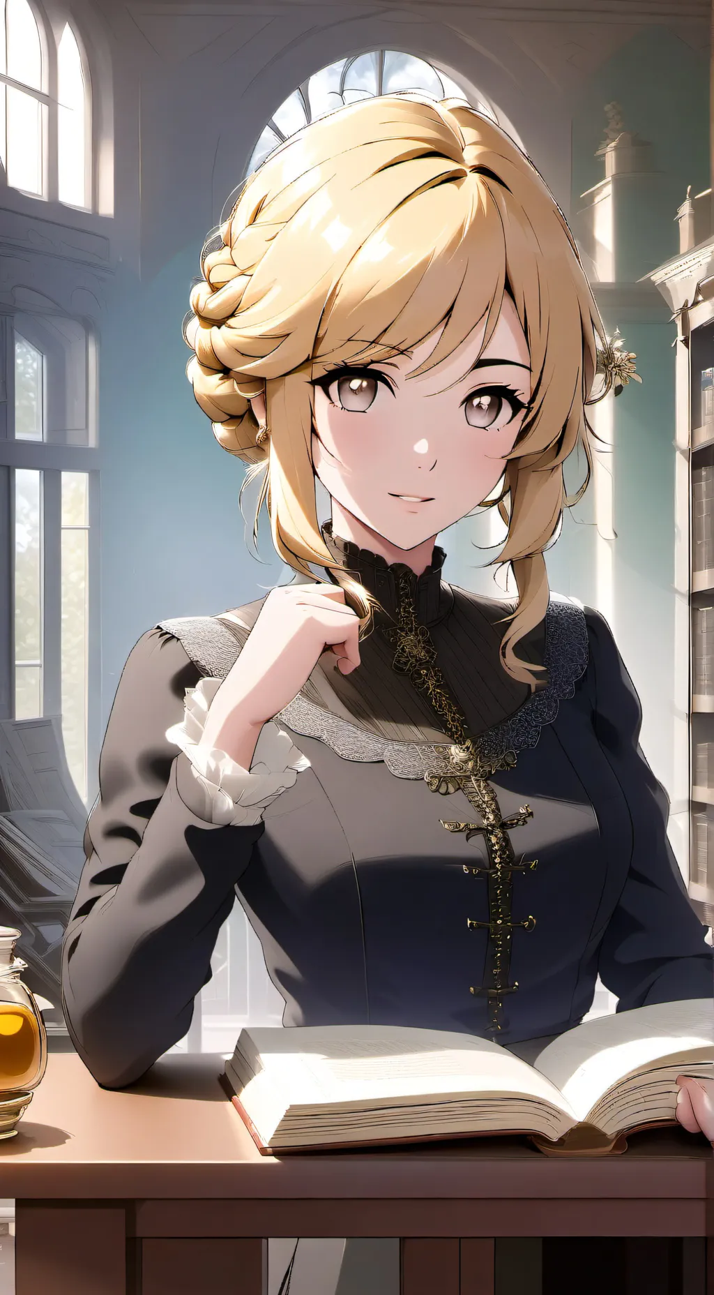 ai character: Annabelle  background