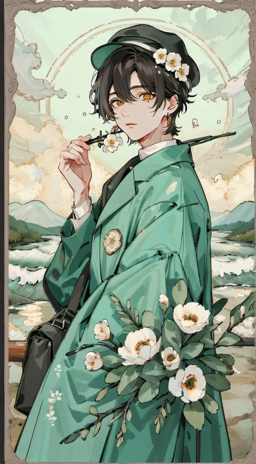 ai character: ✧༺𝔑𝔞𝔱𝔥𝔞𝔫 ༻✧ background