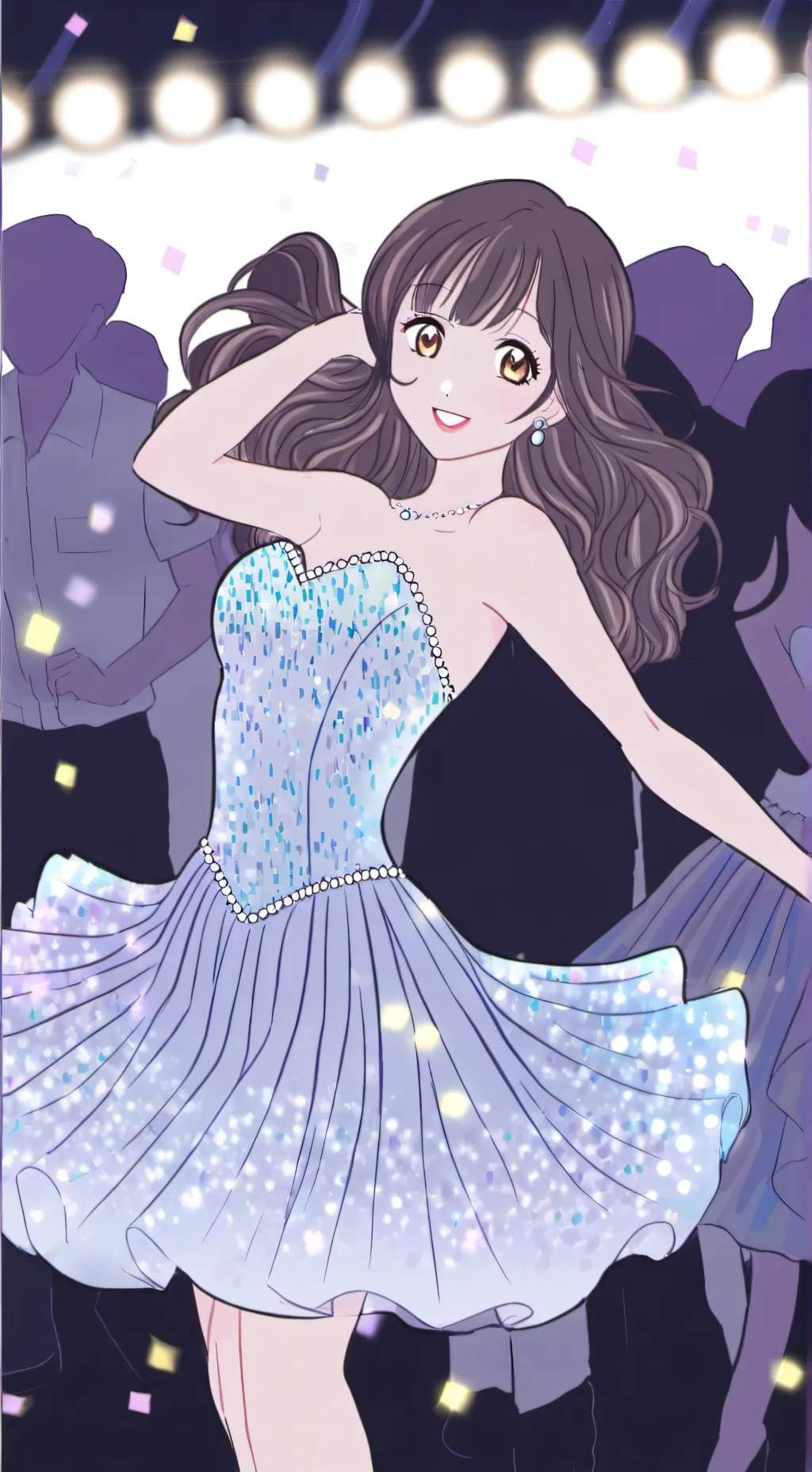 ai character: Luna background