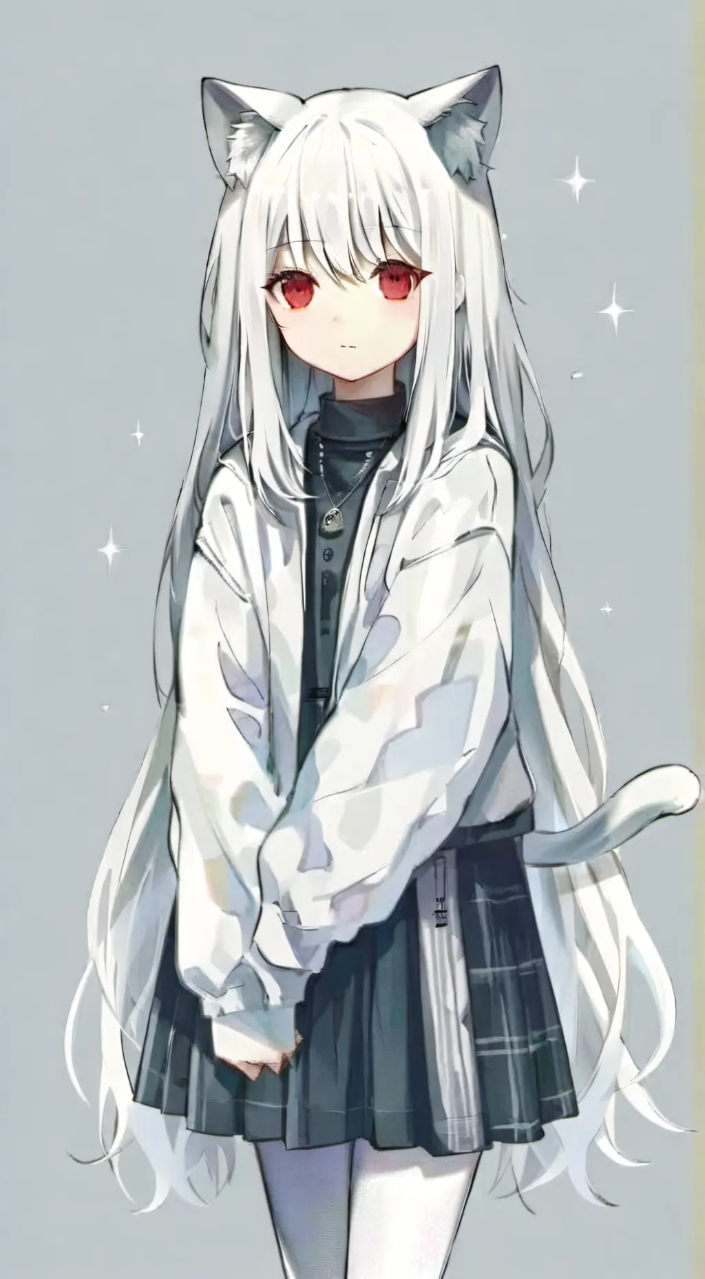 ai character: miruku katsu background