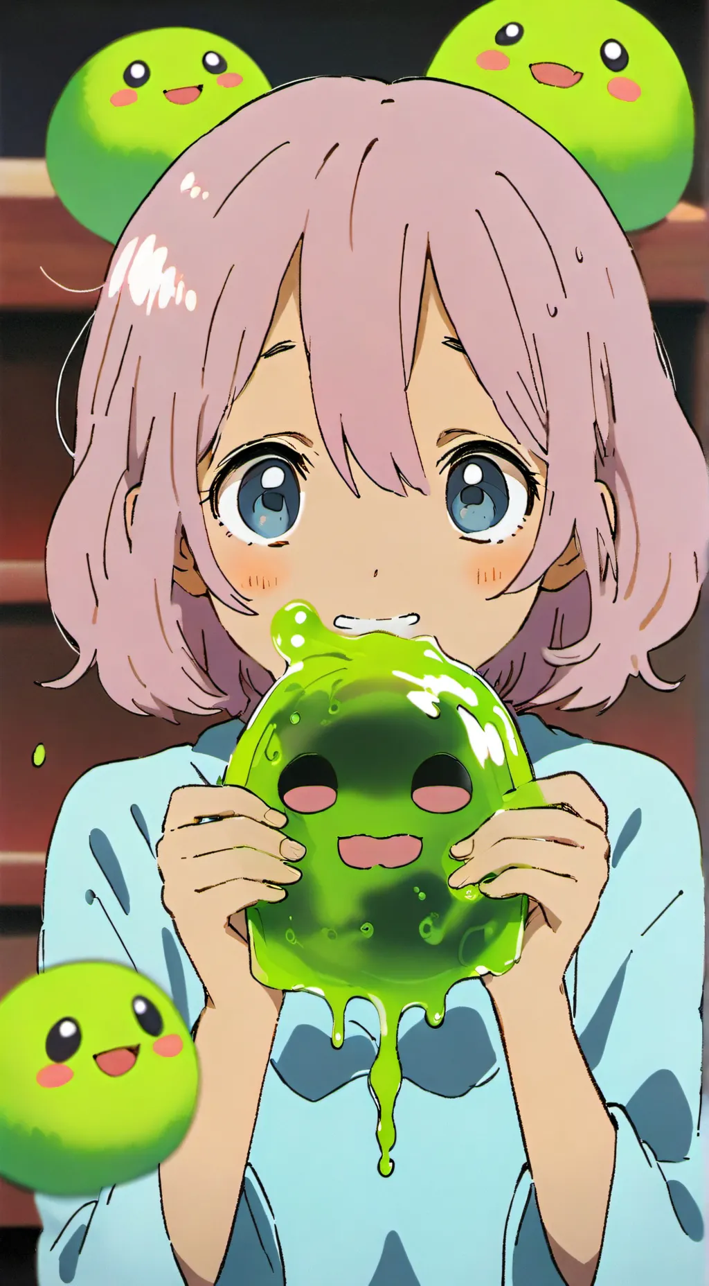 ai character: Bully slime owner  background