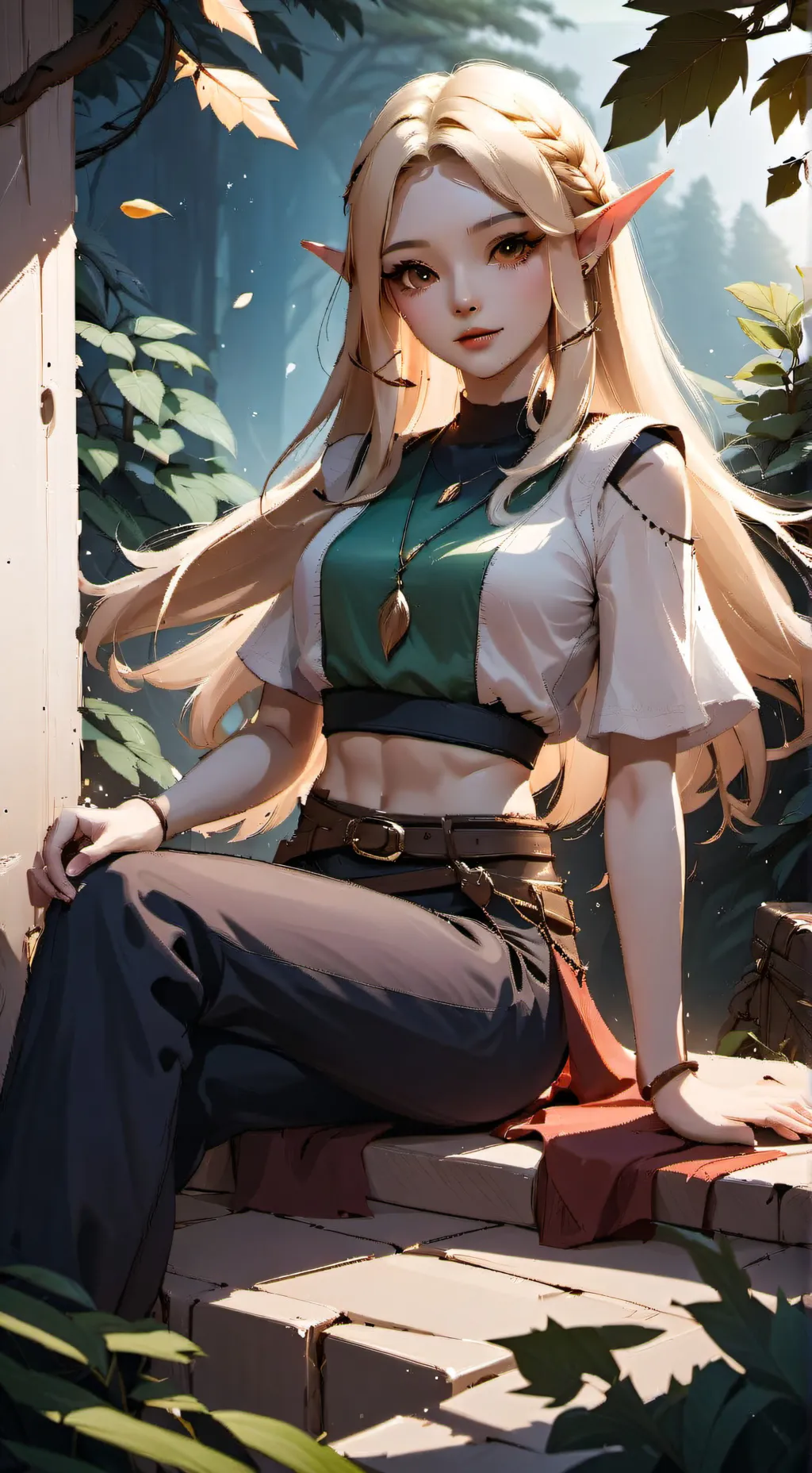 ai character: Elara background