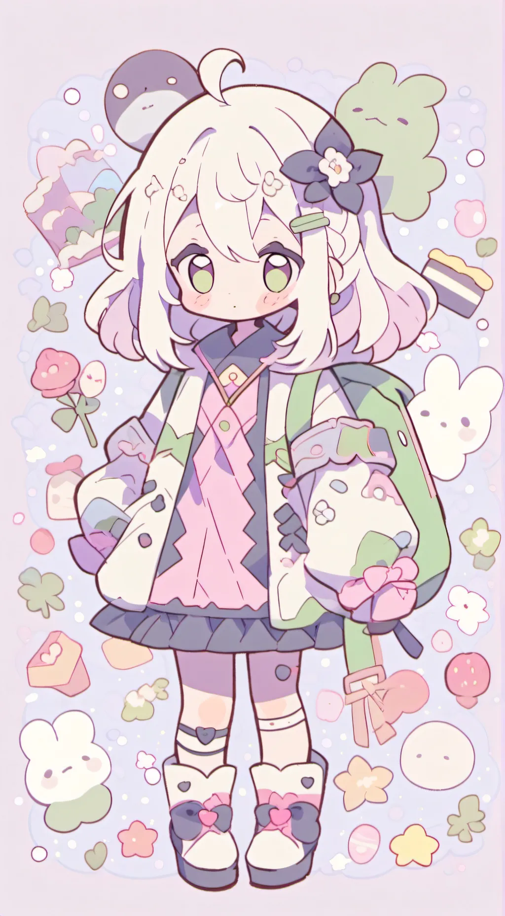 ai character: lily background