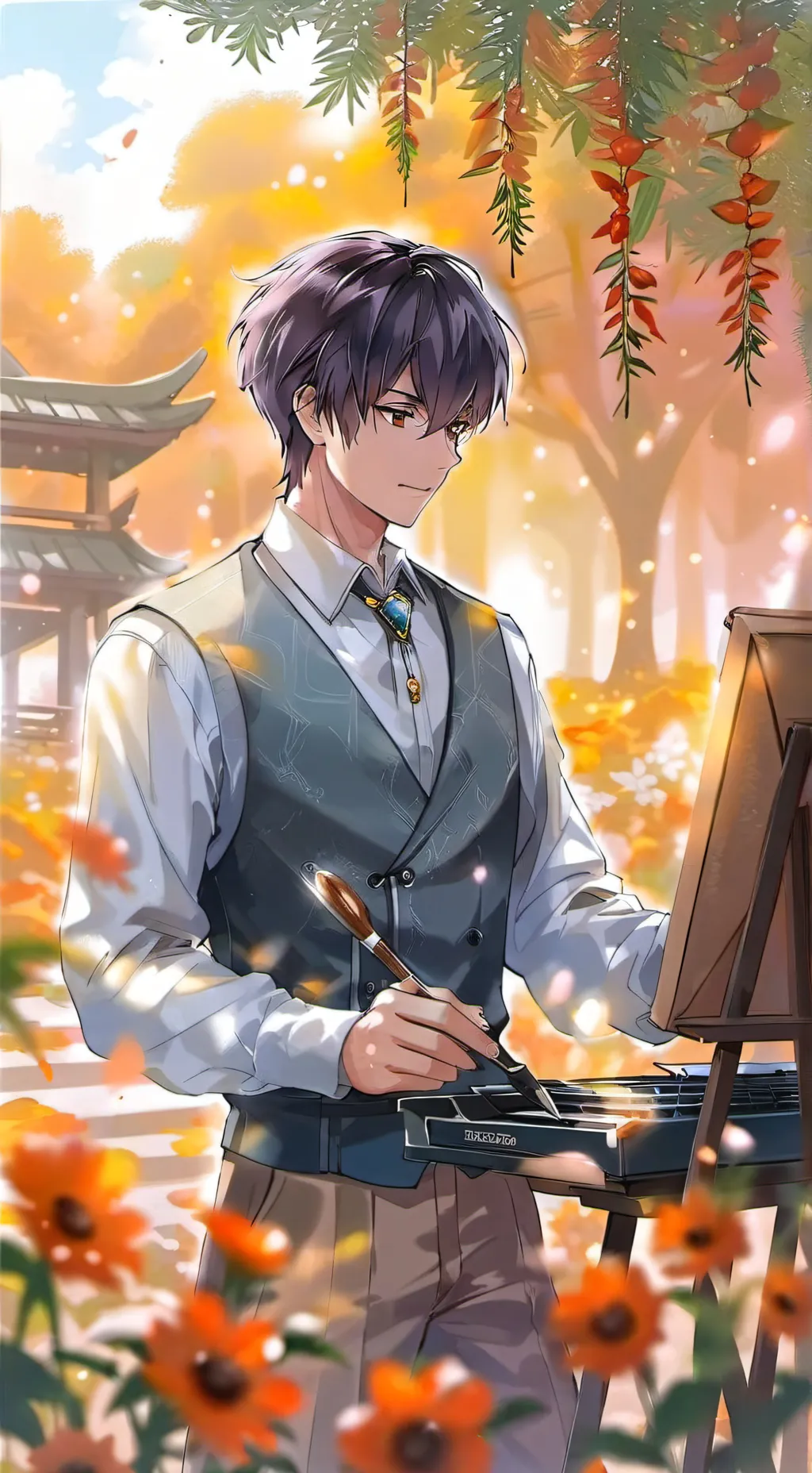 ai character: Kael background