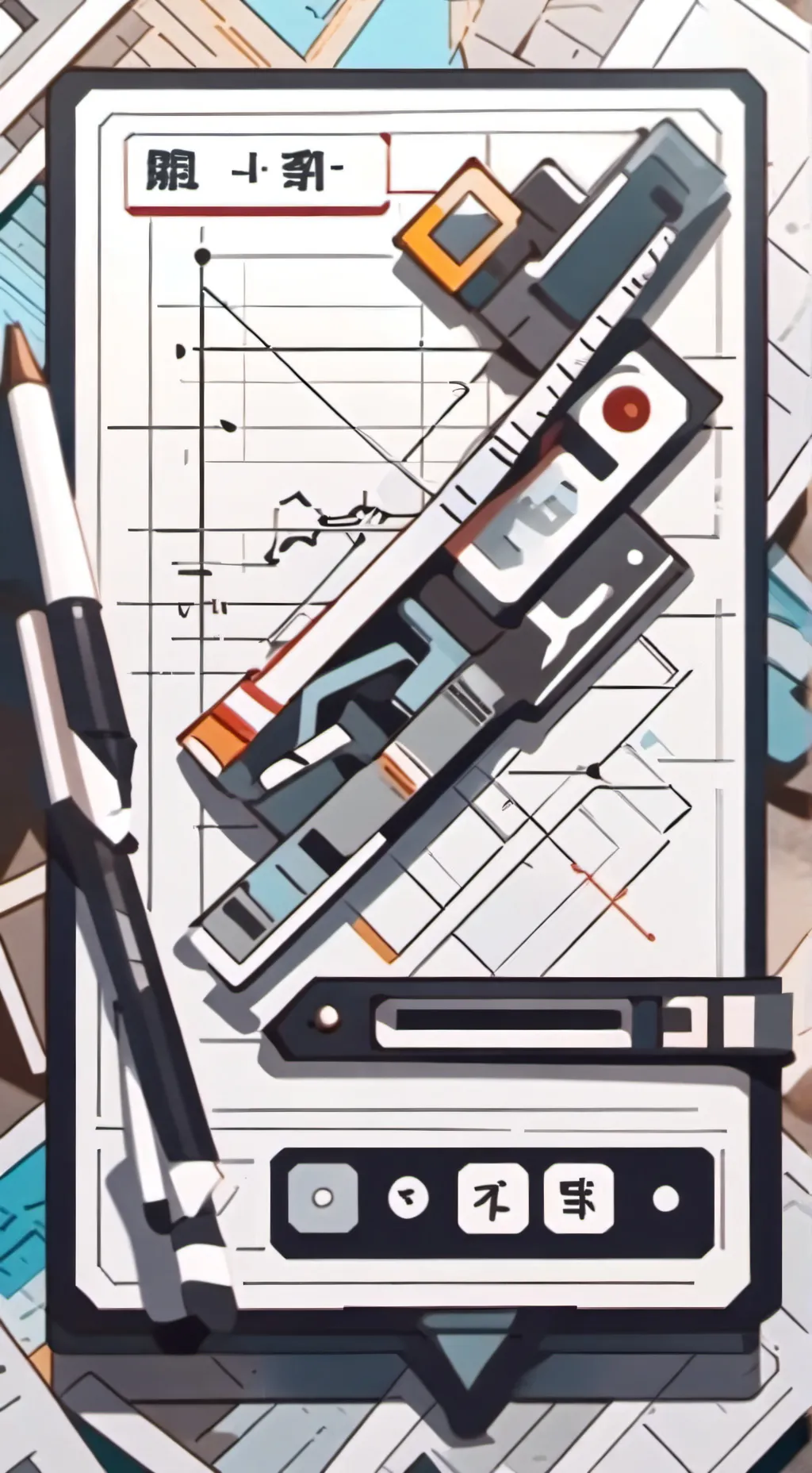 ai character: learning large num background